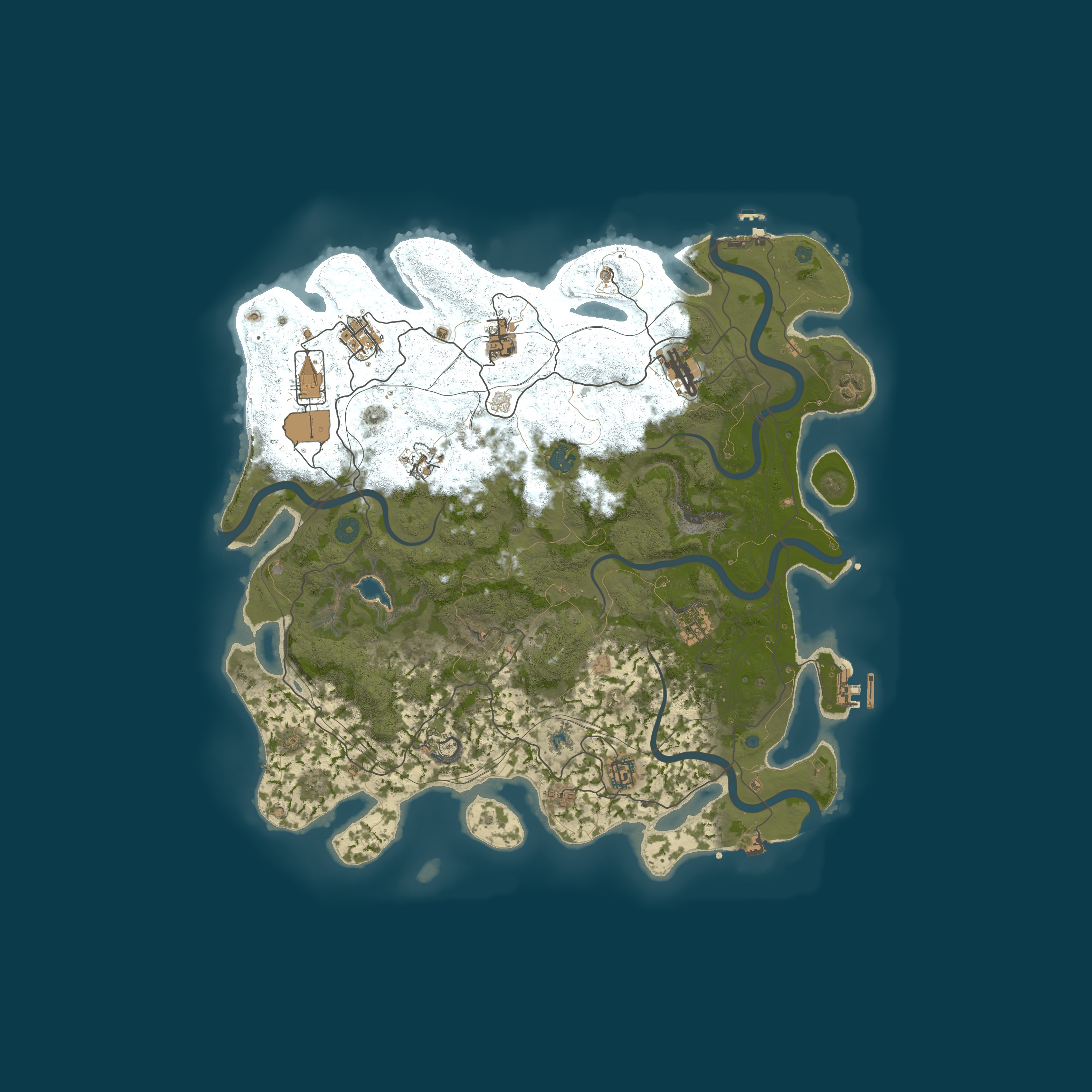 Map for Bot Wars Redux PVE 5X