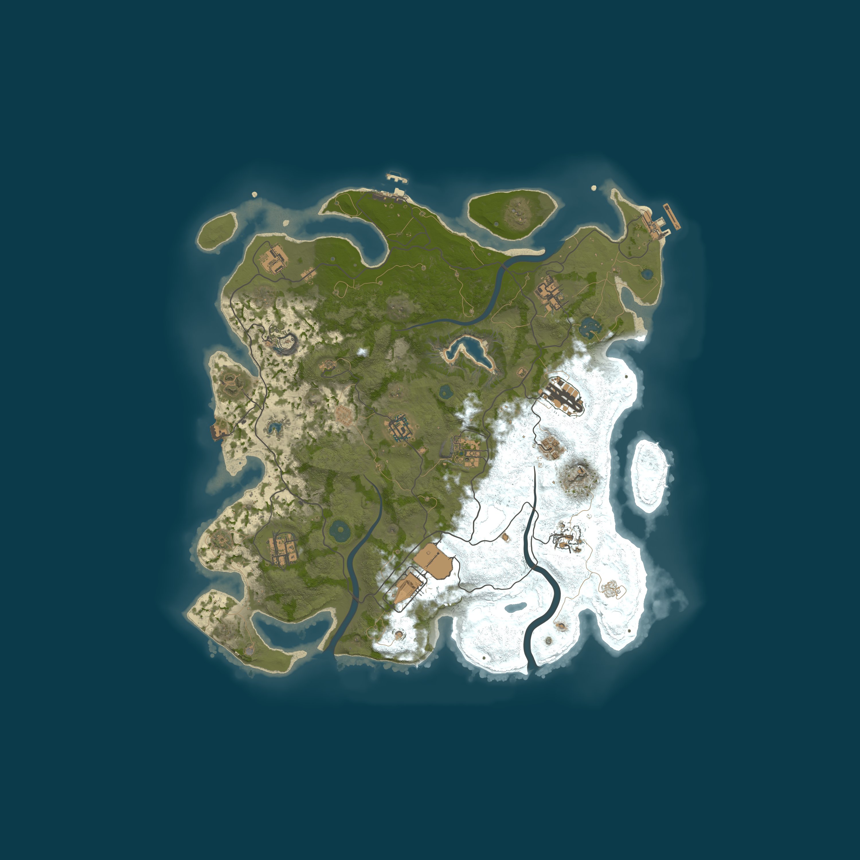 Procedural Map, size 4000, seed 1401026664