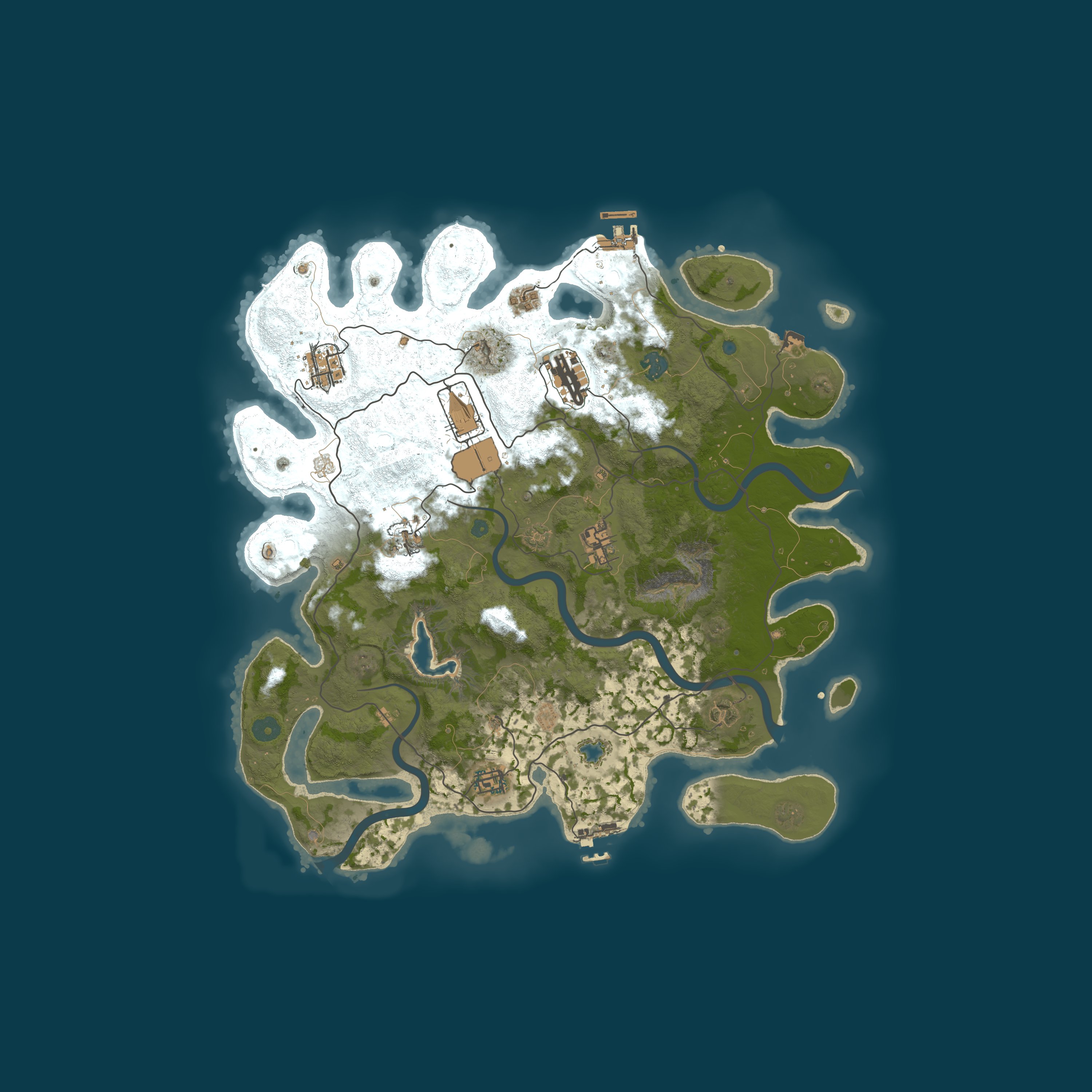 Map for RUSTMAN 2X | SOLO/DUO | VANILLA+