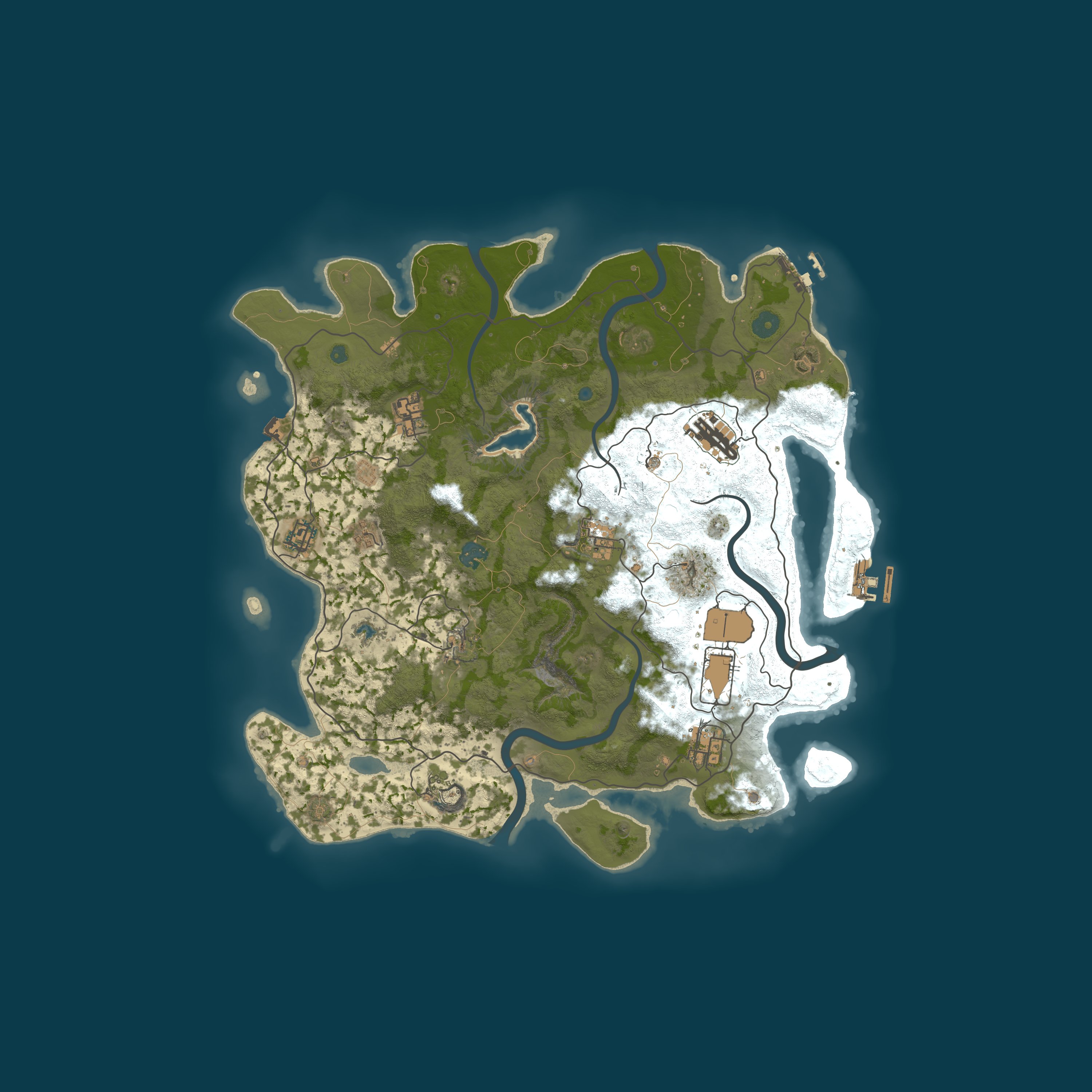 Map for ![PVE] WARNING! There Are Zombies