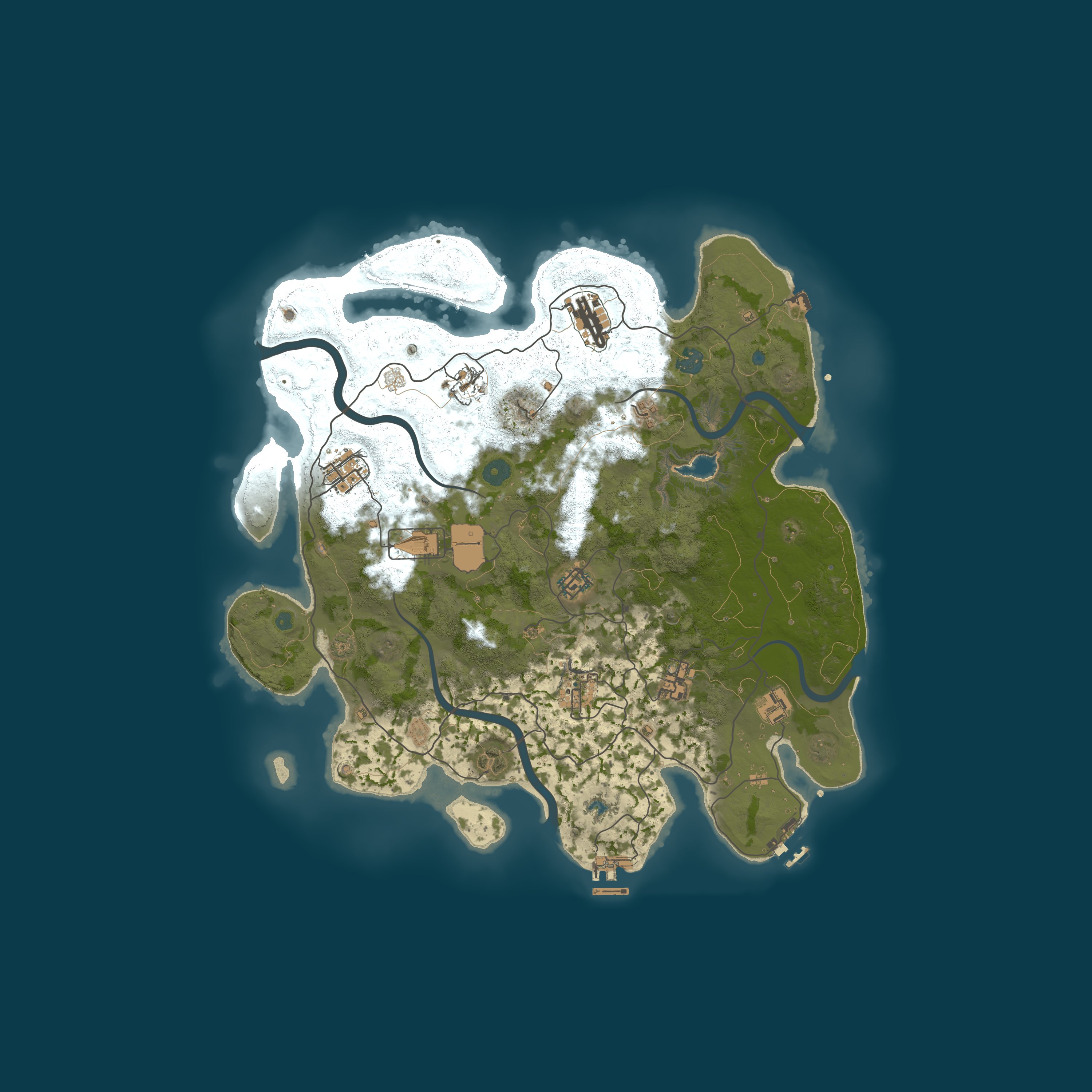 Map for [BR] LoucoRust - MAX SQUAD - Verdadeiro CLT - FULL WIPE 24/08