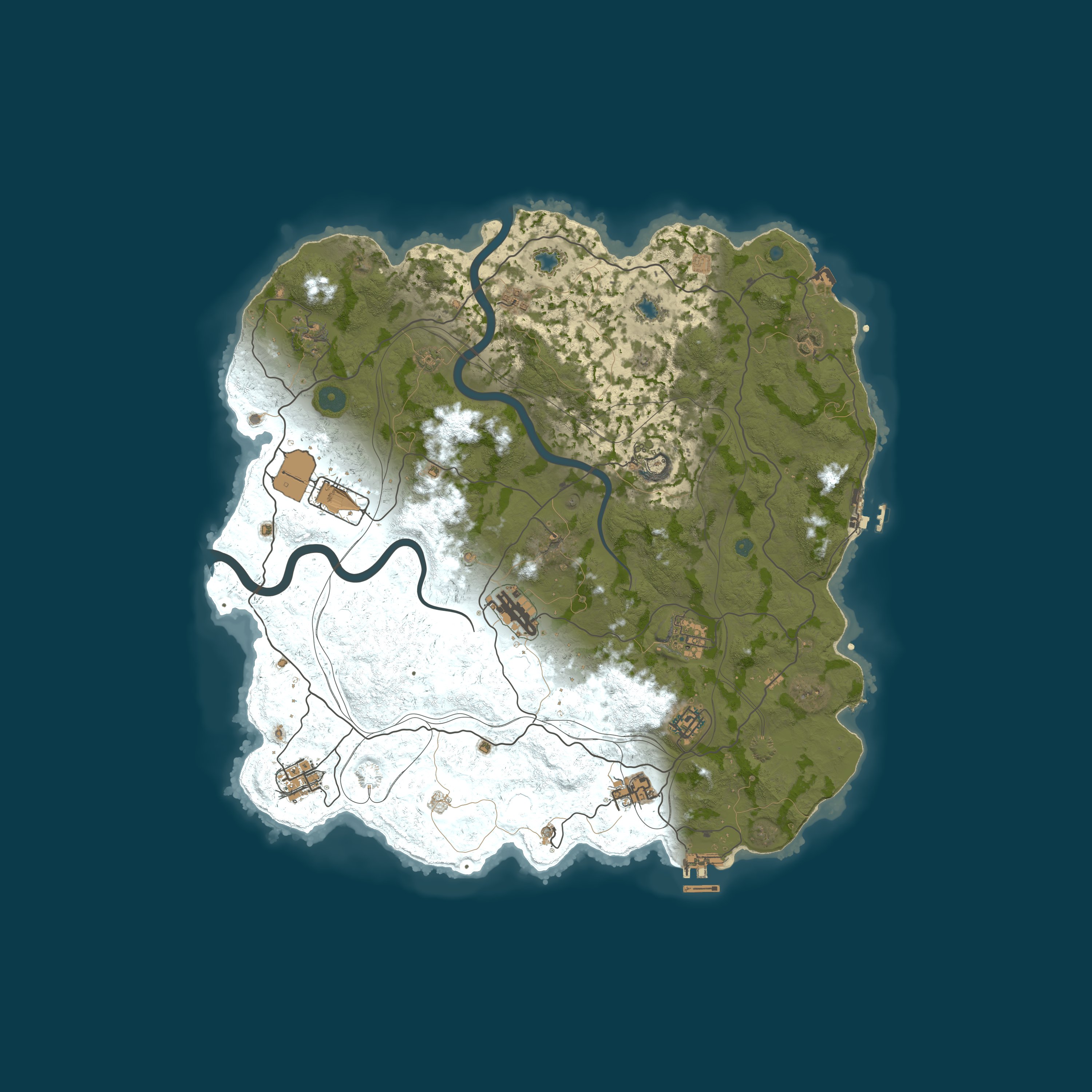 Map for [RU] RUST WAY CHILL X2 | NO LIMIT | КЕЙСЫ