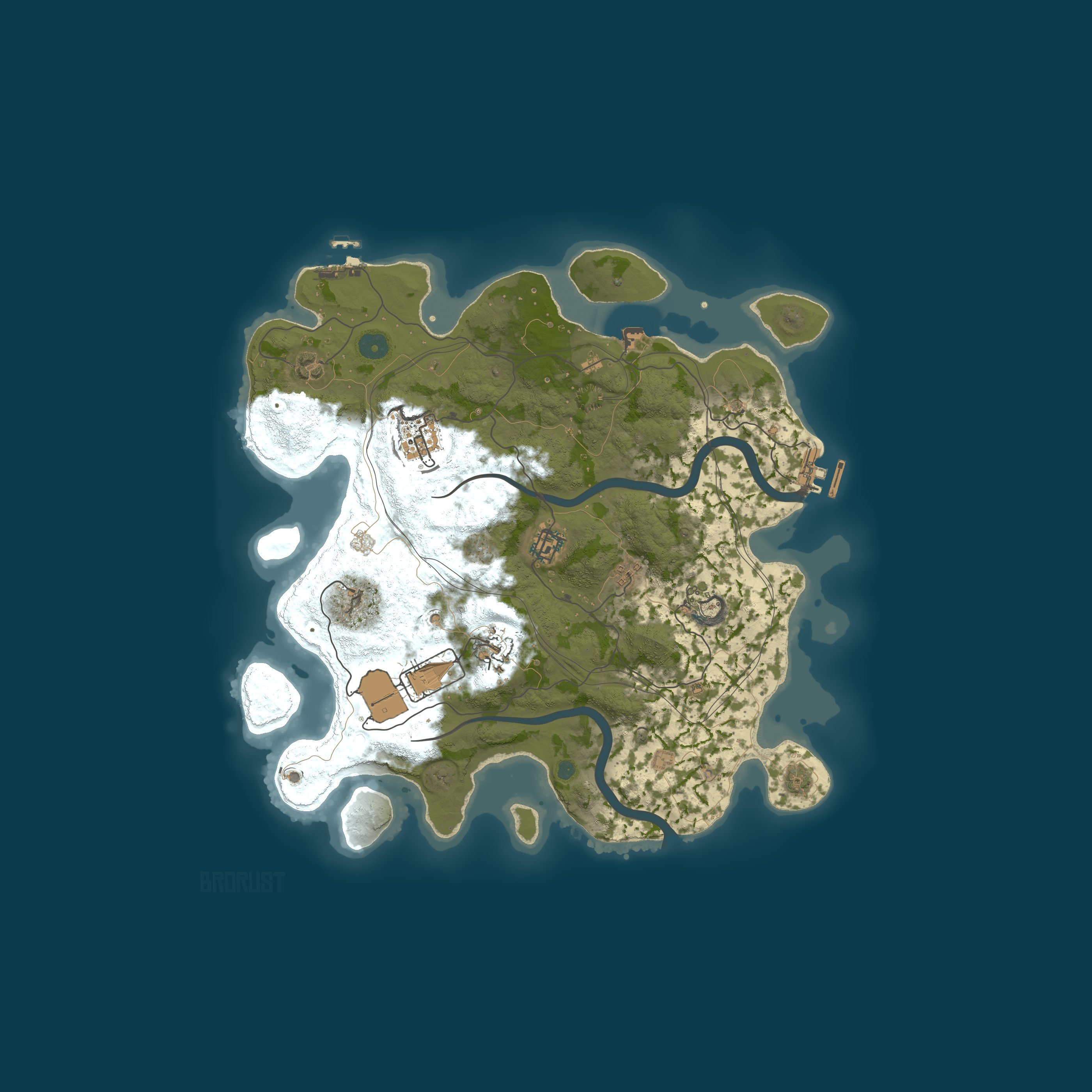 BroRust Procedural Map