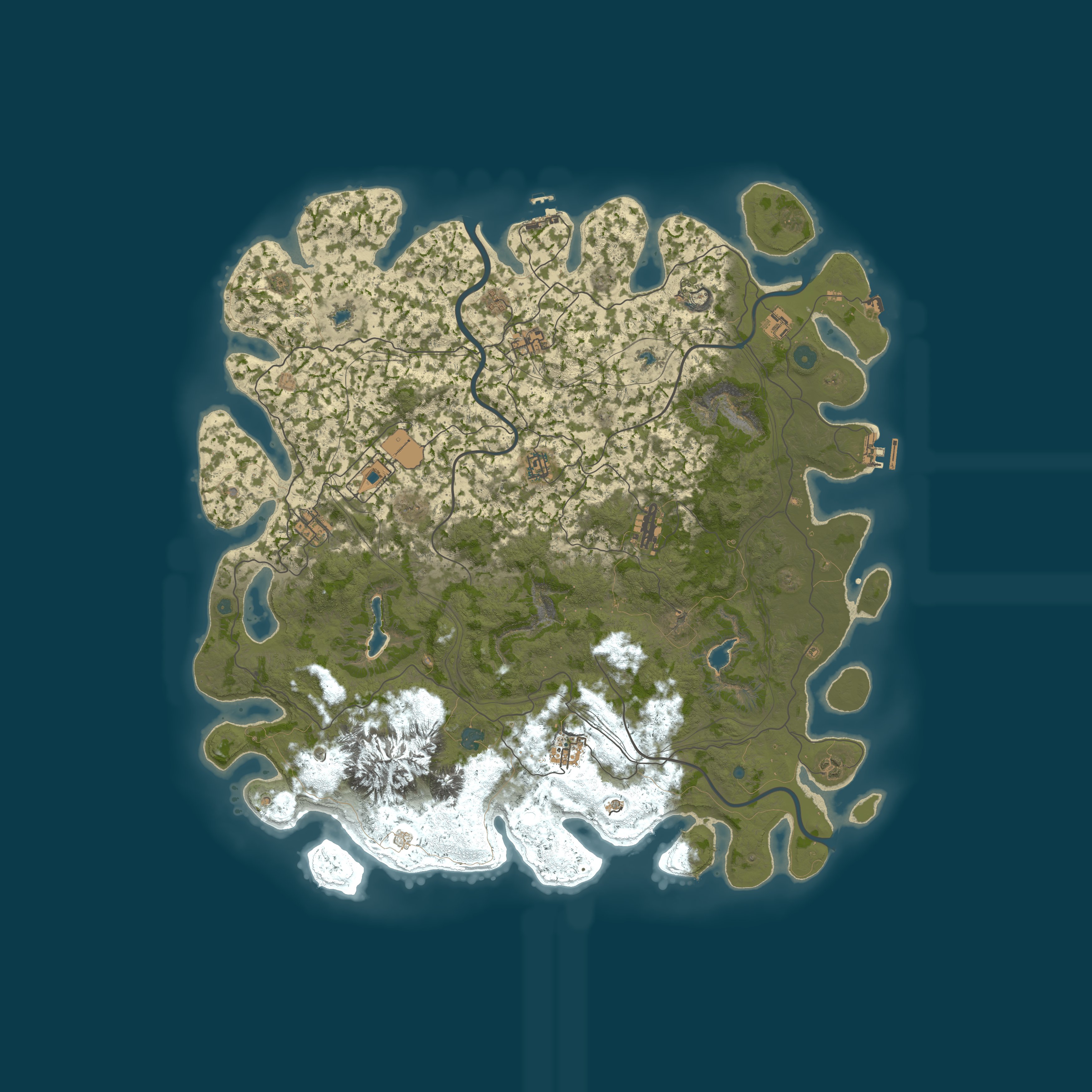 Custom Map, size 5000, seed 14881488
