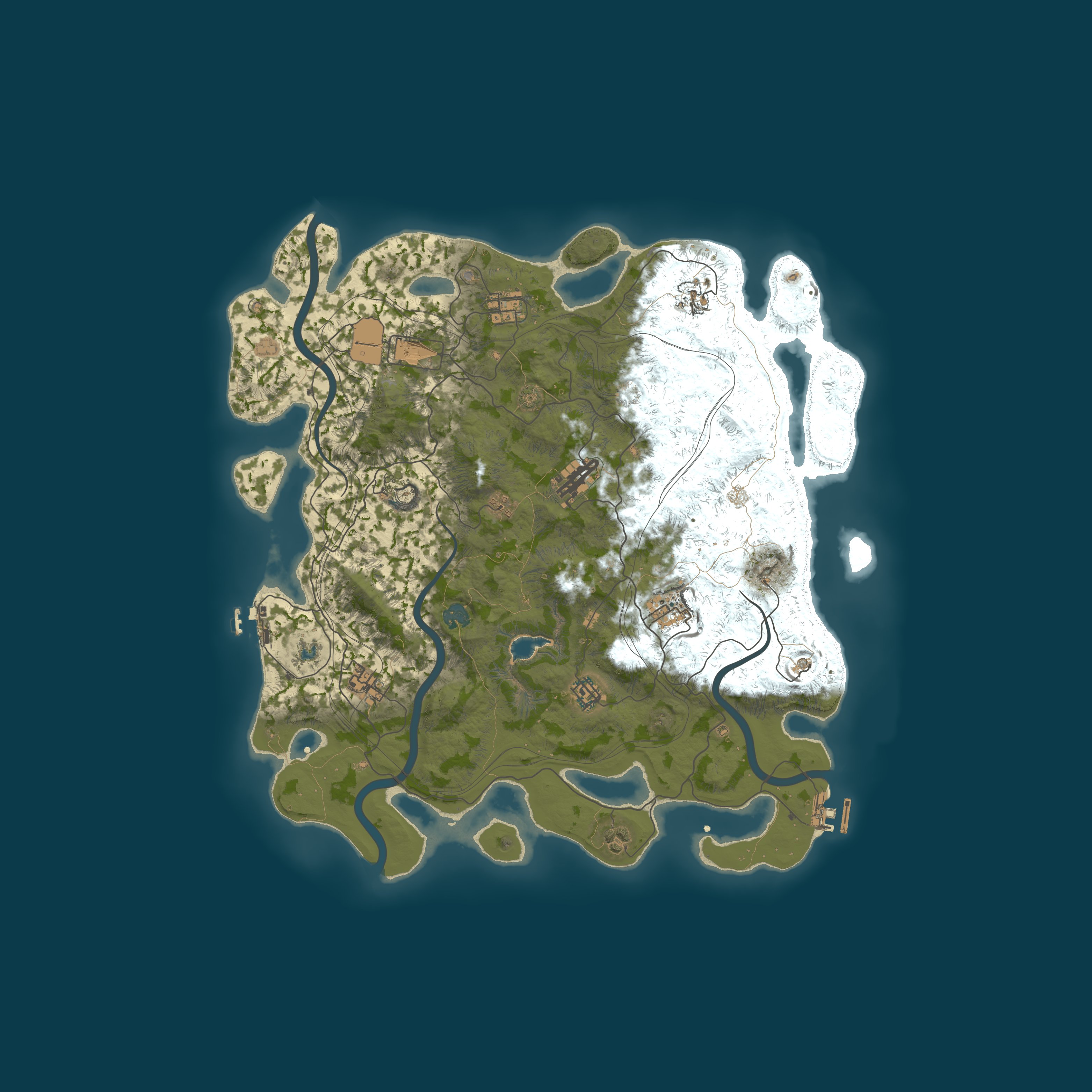 Custom Map, size 4250, seed 1337