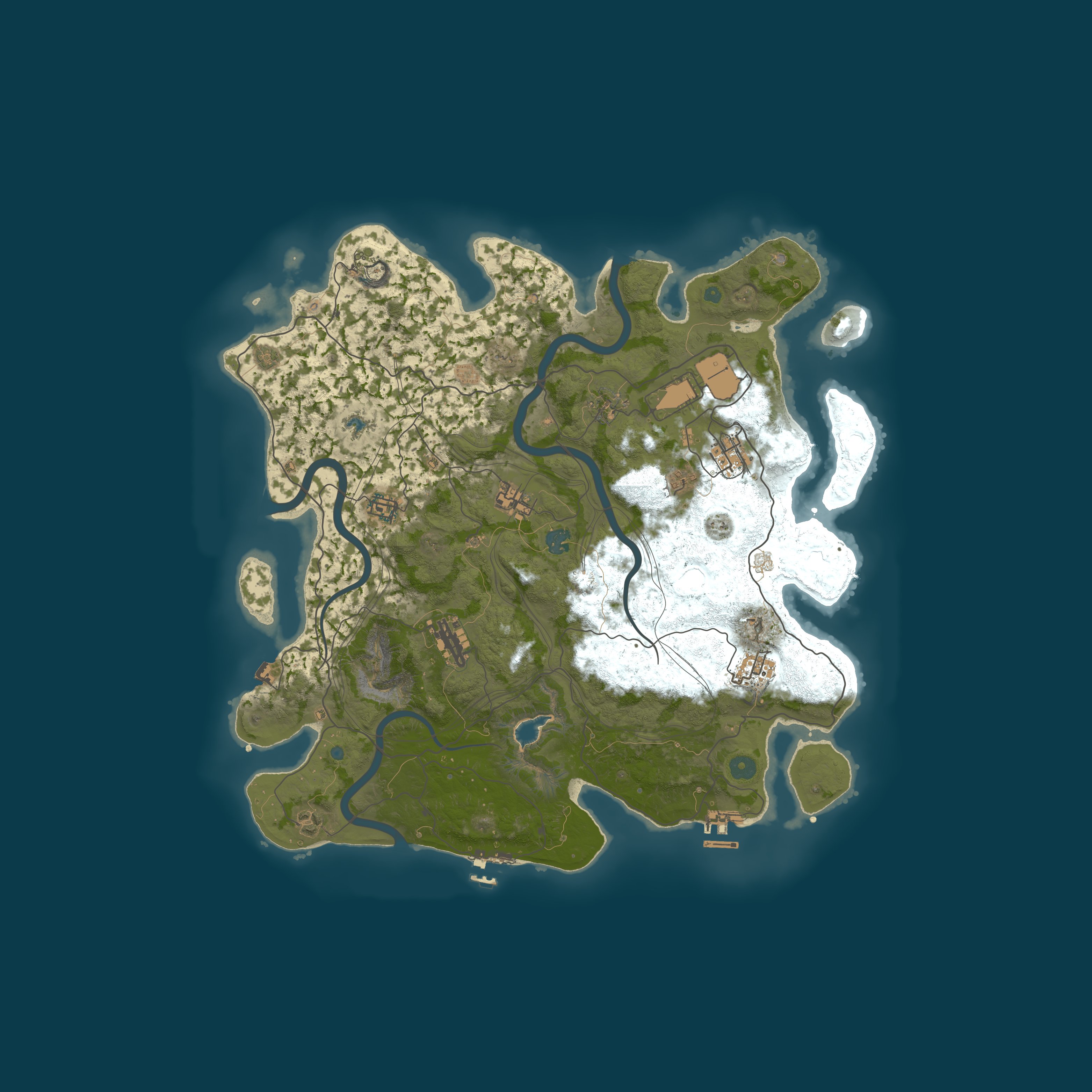 Map for [RU] RCVL_25Rus PVE/PVP Four