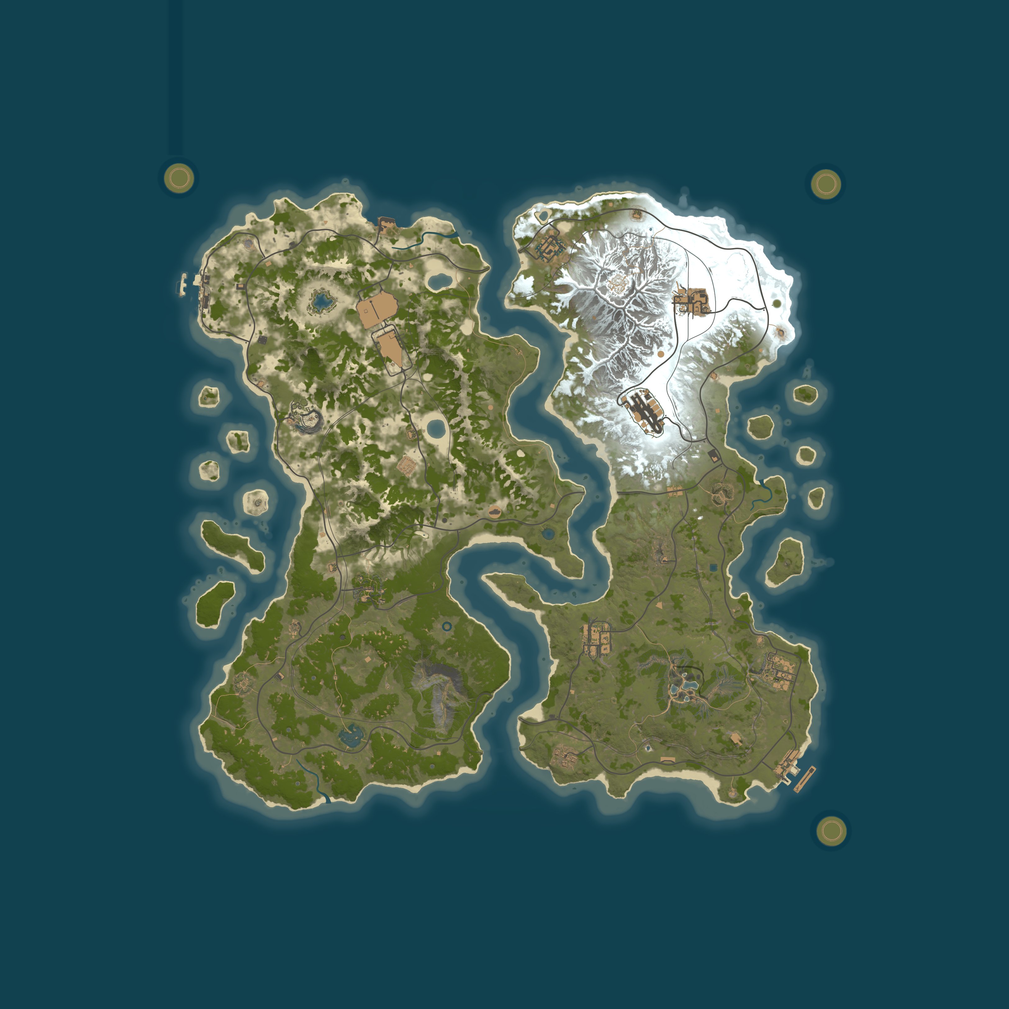 Map for Rusting Away Down Under | PvE 2x | Zombies & Events
