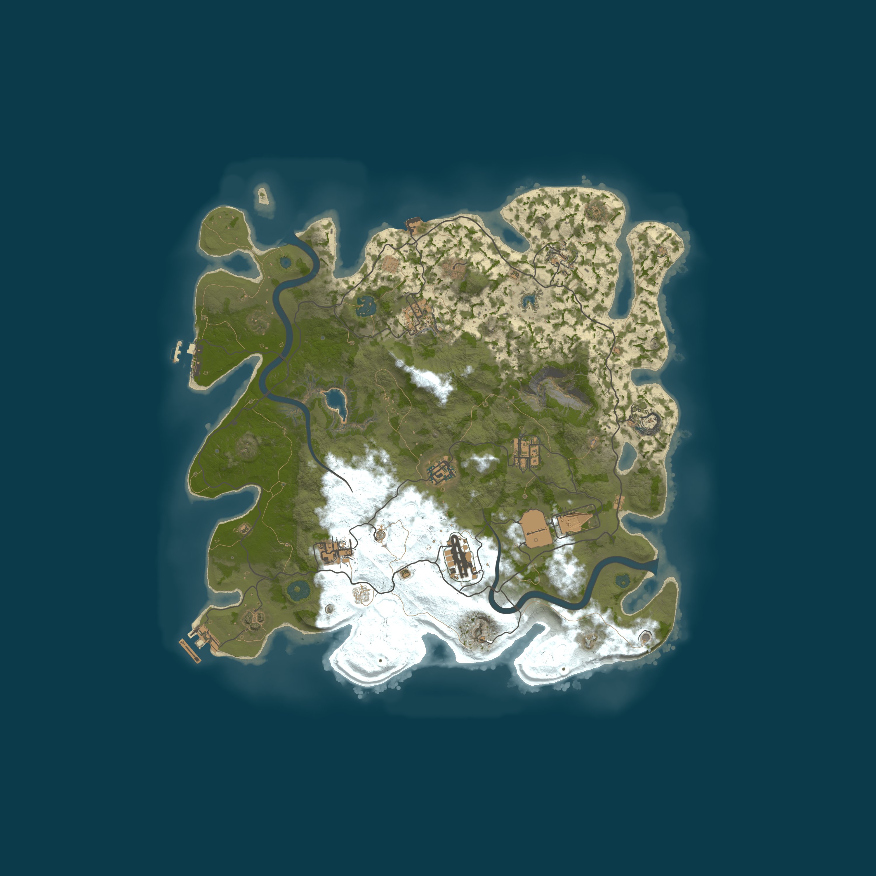 Map for [GER-PVE] Zeltplatz |Events|Raidable Bases|XP|
