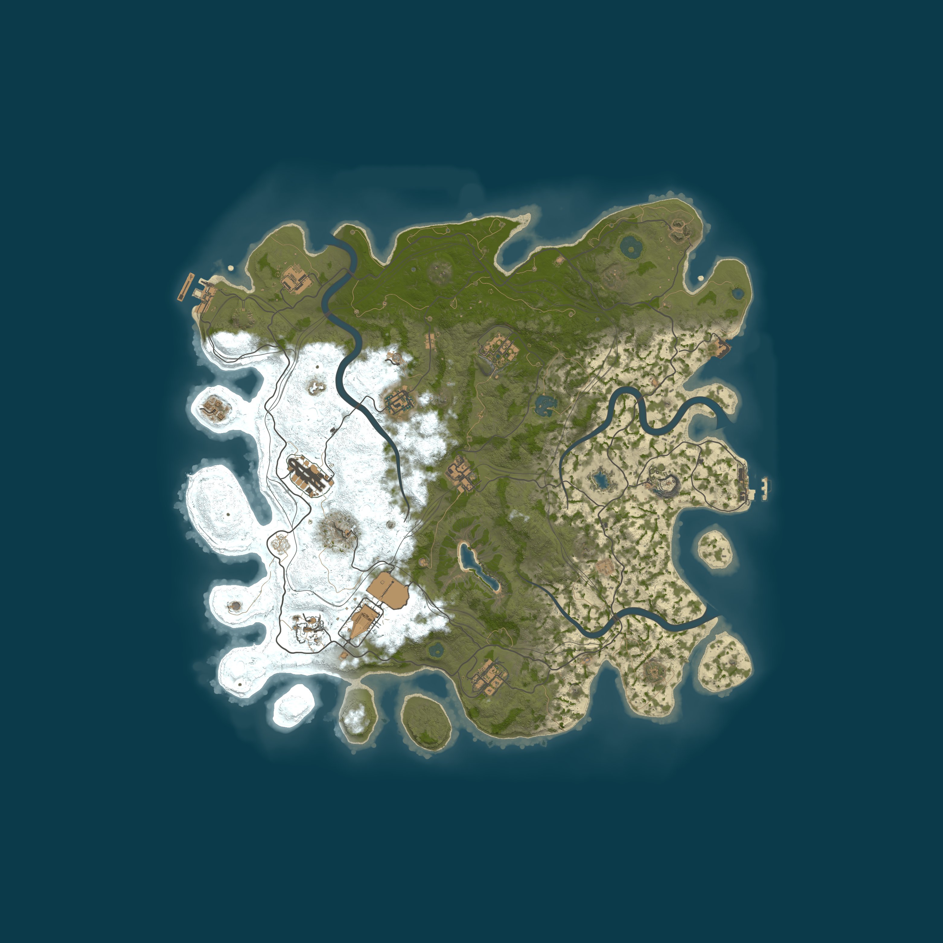 Procedural Map, size 4250, seed 1031203329