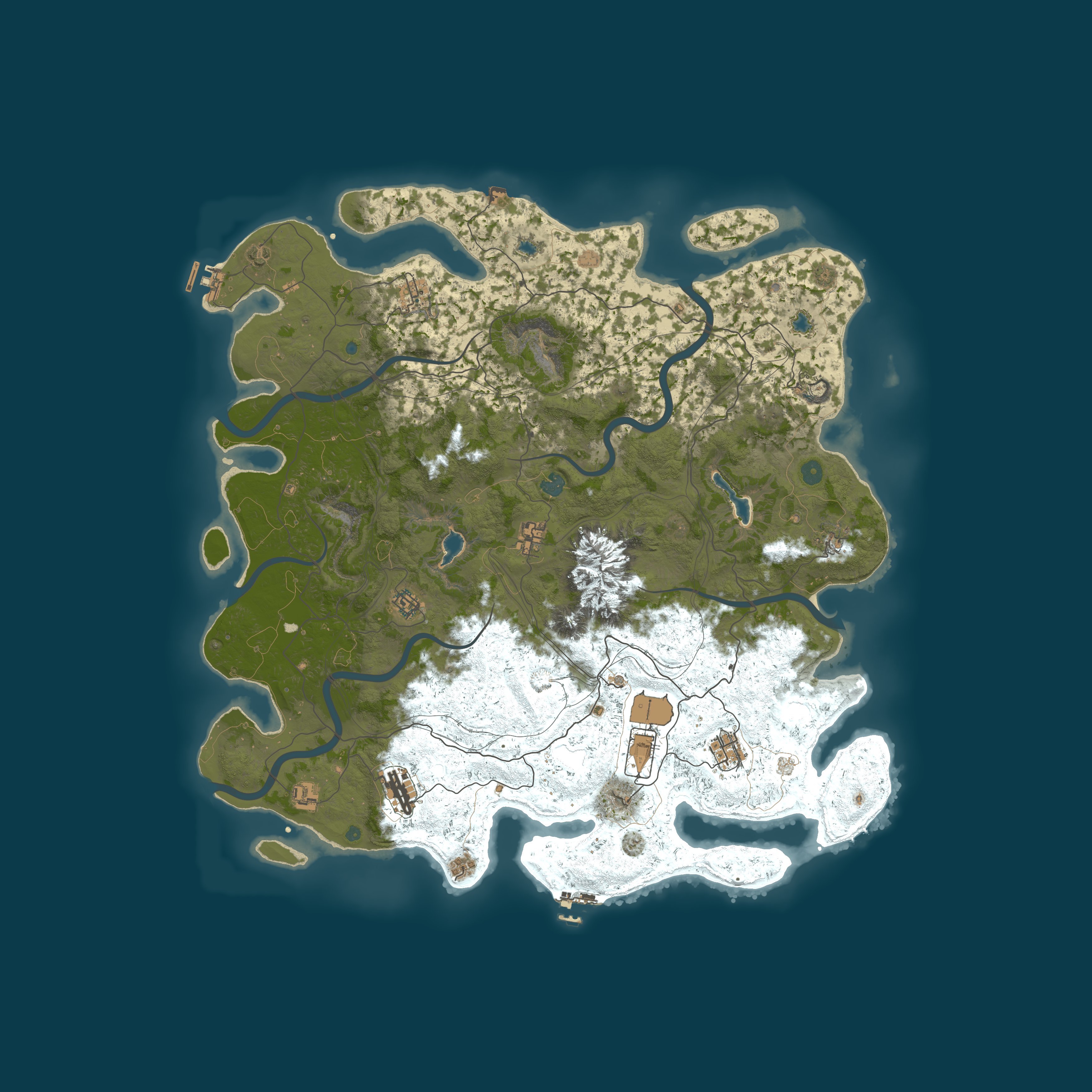 Procedural Map, size 5000, seed 10308487