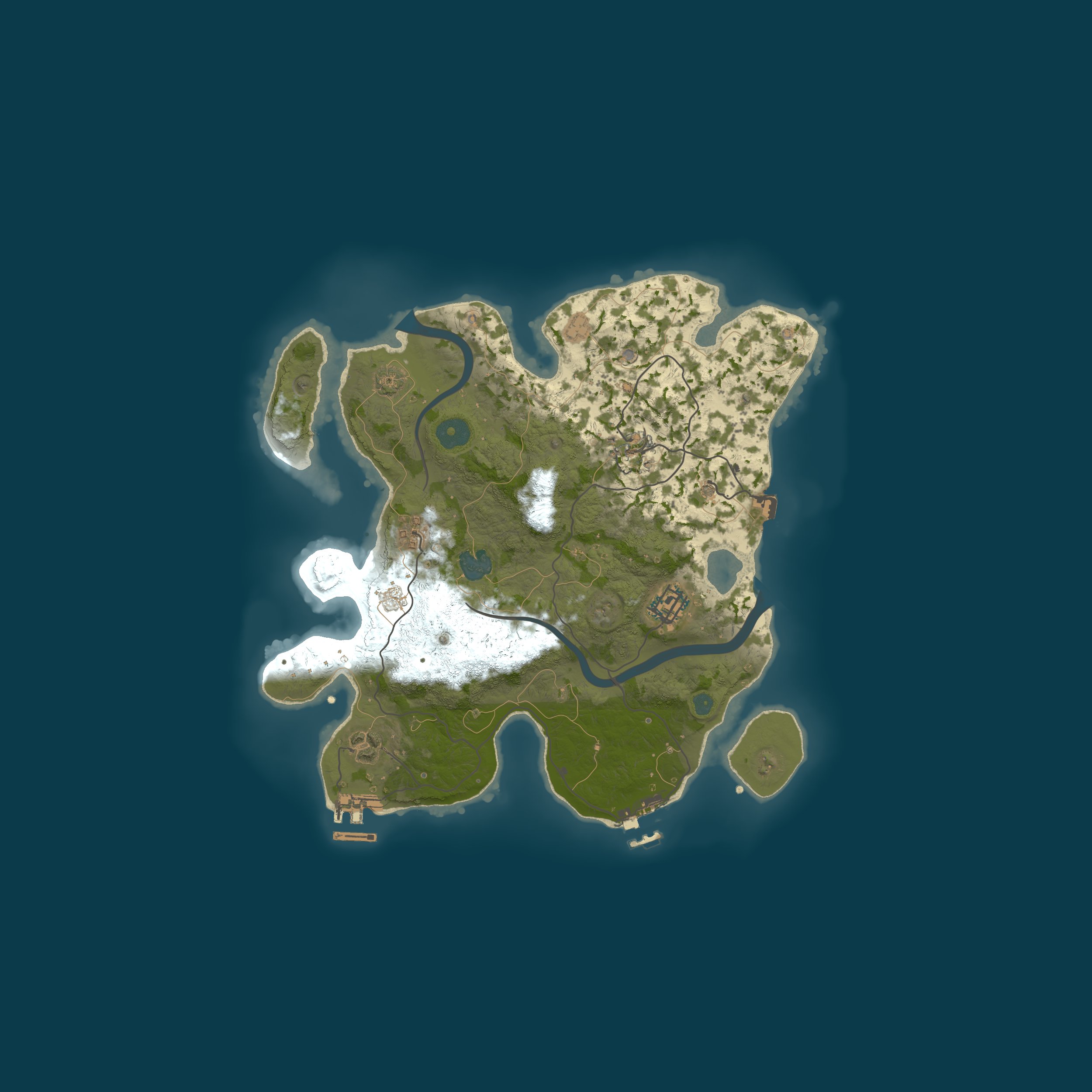 Map for DABL RUST│・ 3X ・│・CLANS・│ Vanilla  NO LIMIT FPS++