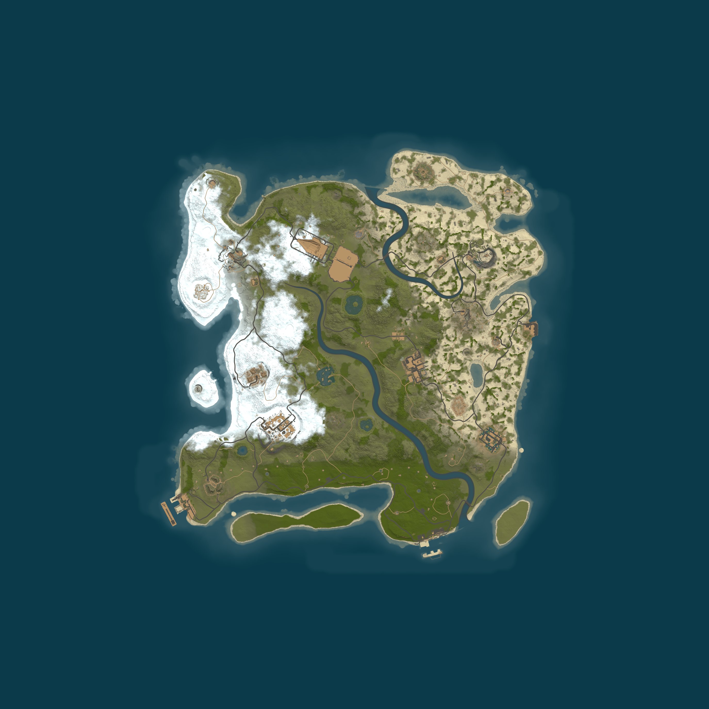 Map for [EU] Rust & Chill / 3x / Solo Only / 2 week wipes / wiped 09/05