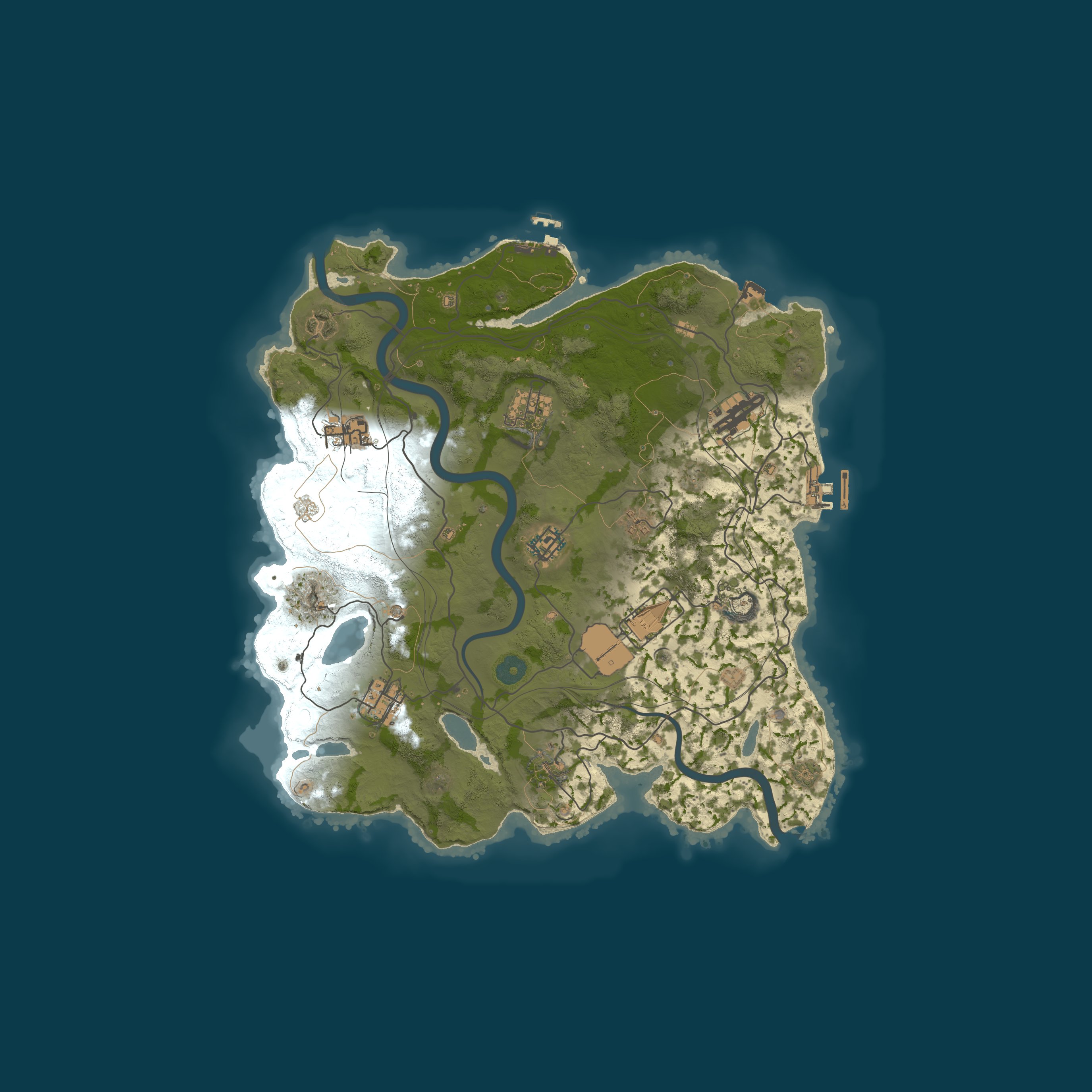 Map for [EU/ESP] RustyLife 5x Solo/Duo/Trio/Quad/Max 5 | x5