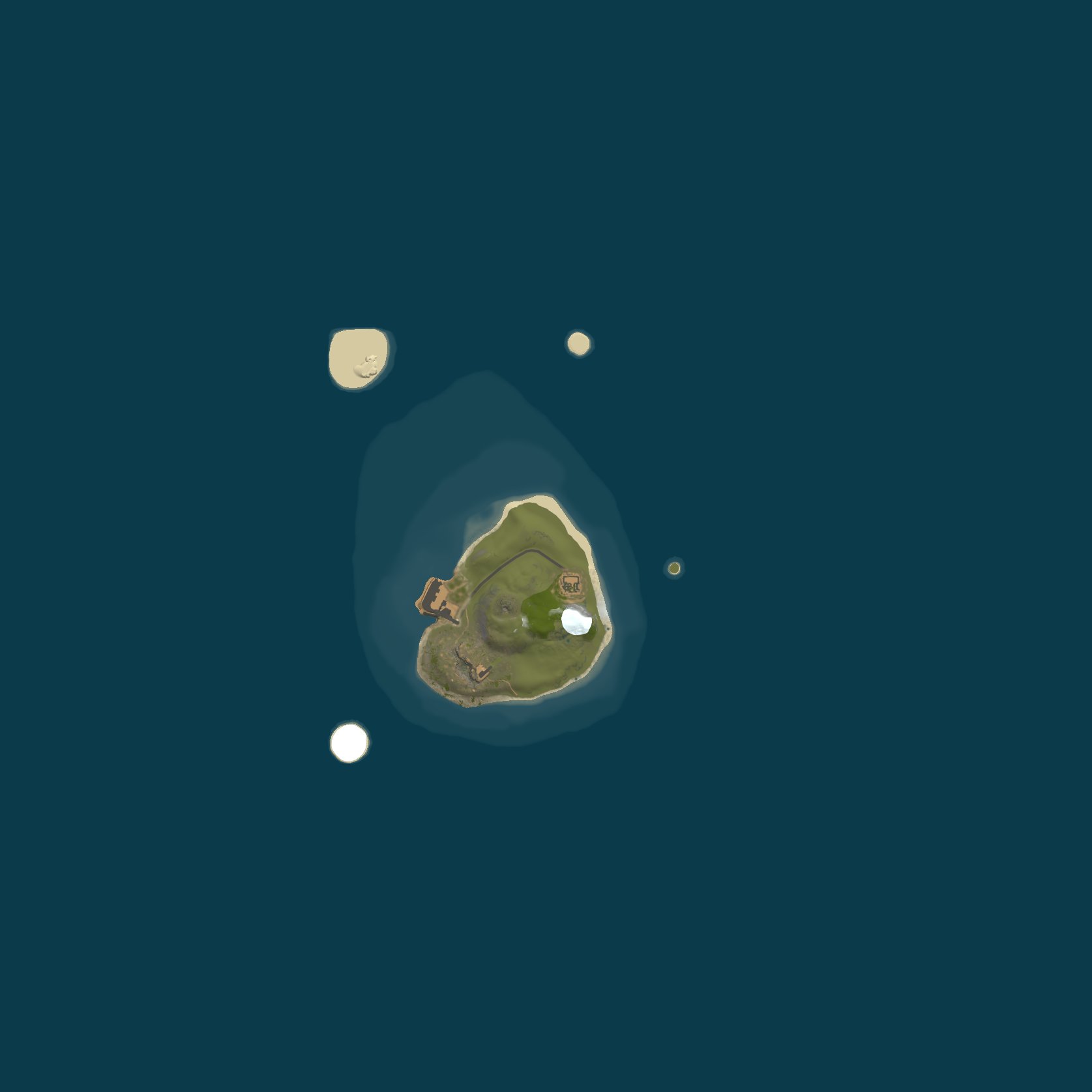 Map for Oasis One Grid 3x Solo/Duo/Trio