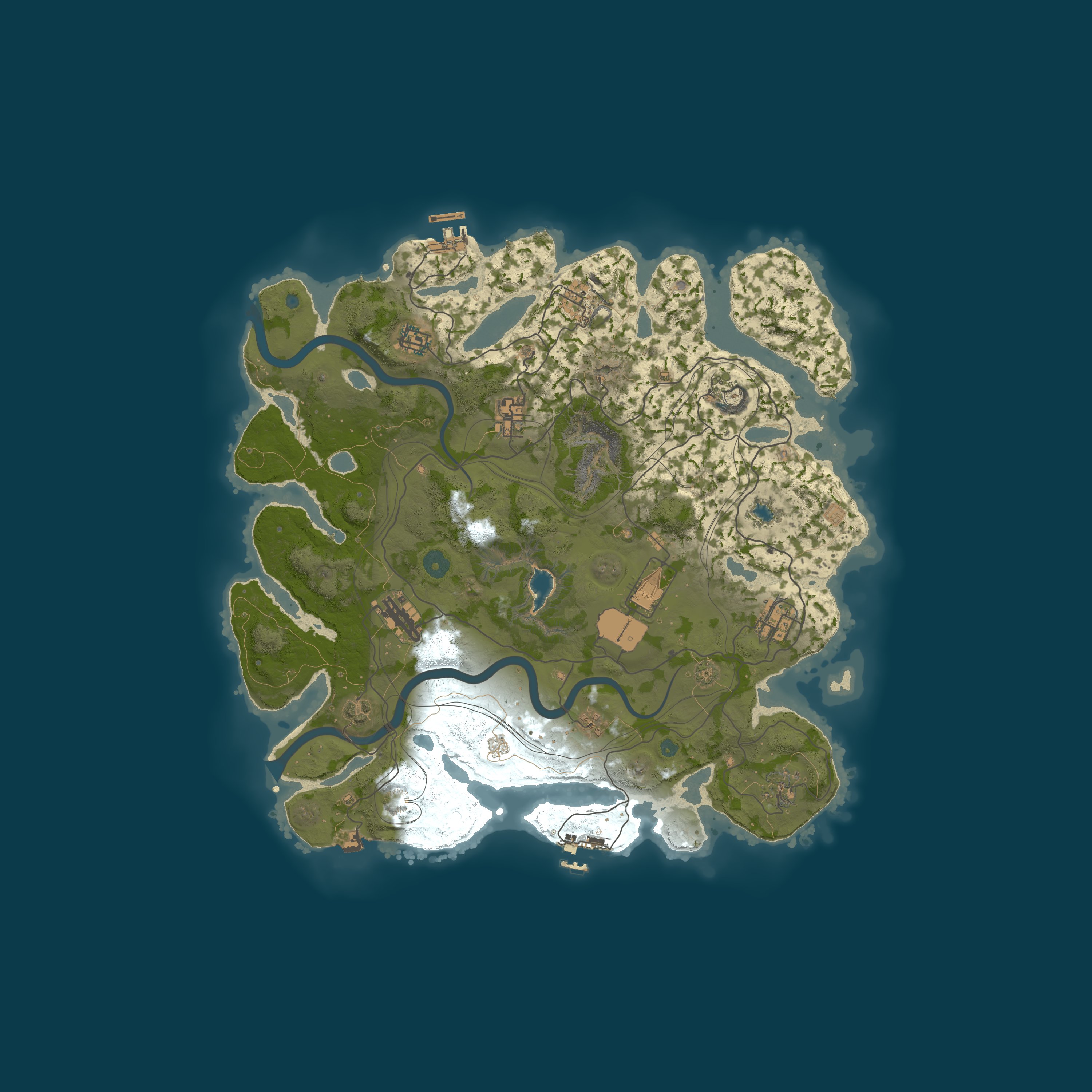 Map for Cold Iron Rust |PvE|Convoy|Zombies|SkillTree|Purge|RaidBases|