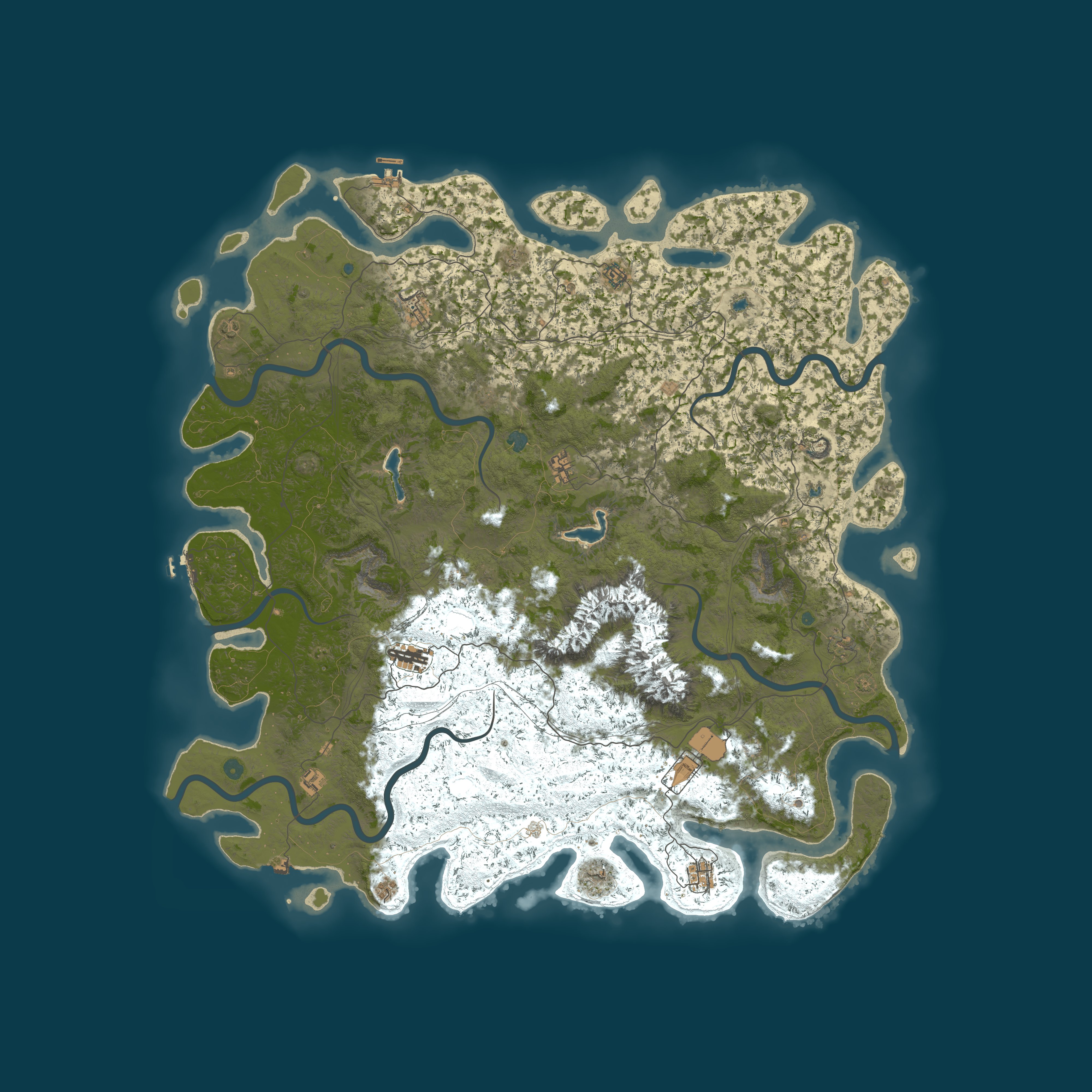 Map for Rust | Crucible | Vanilla+ | Zombies | PVE Focus | Opt-In PVP |