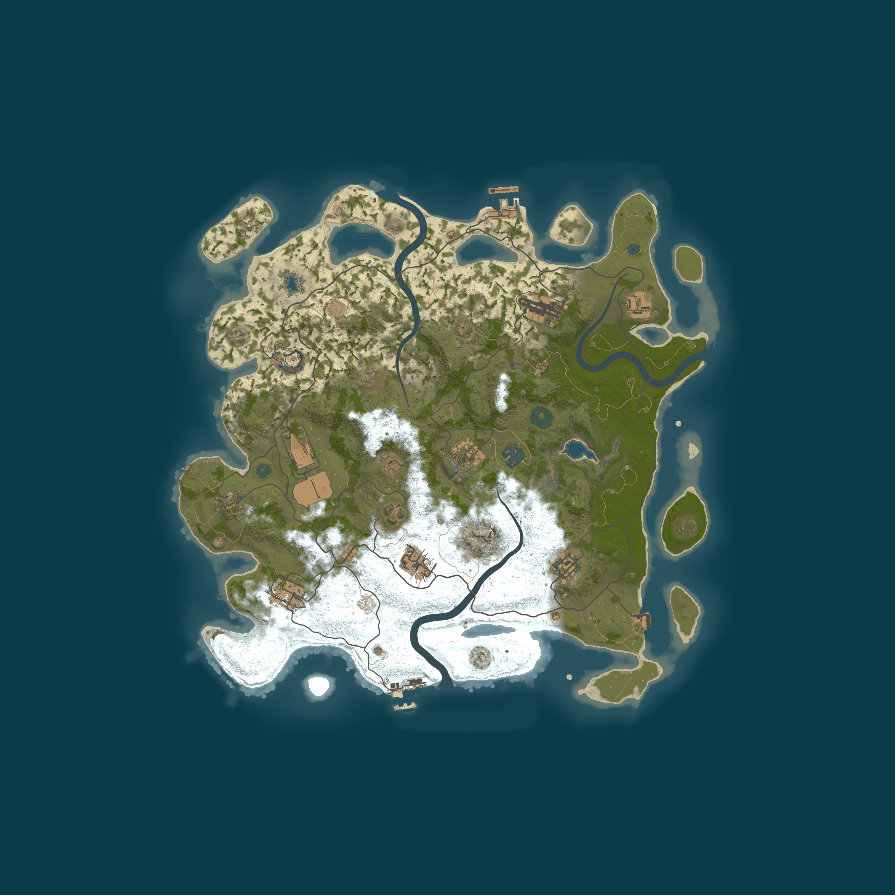 Procedural Map, size 4000, seed 867007768