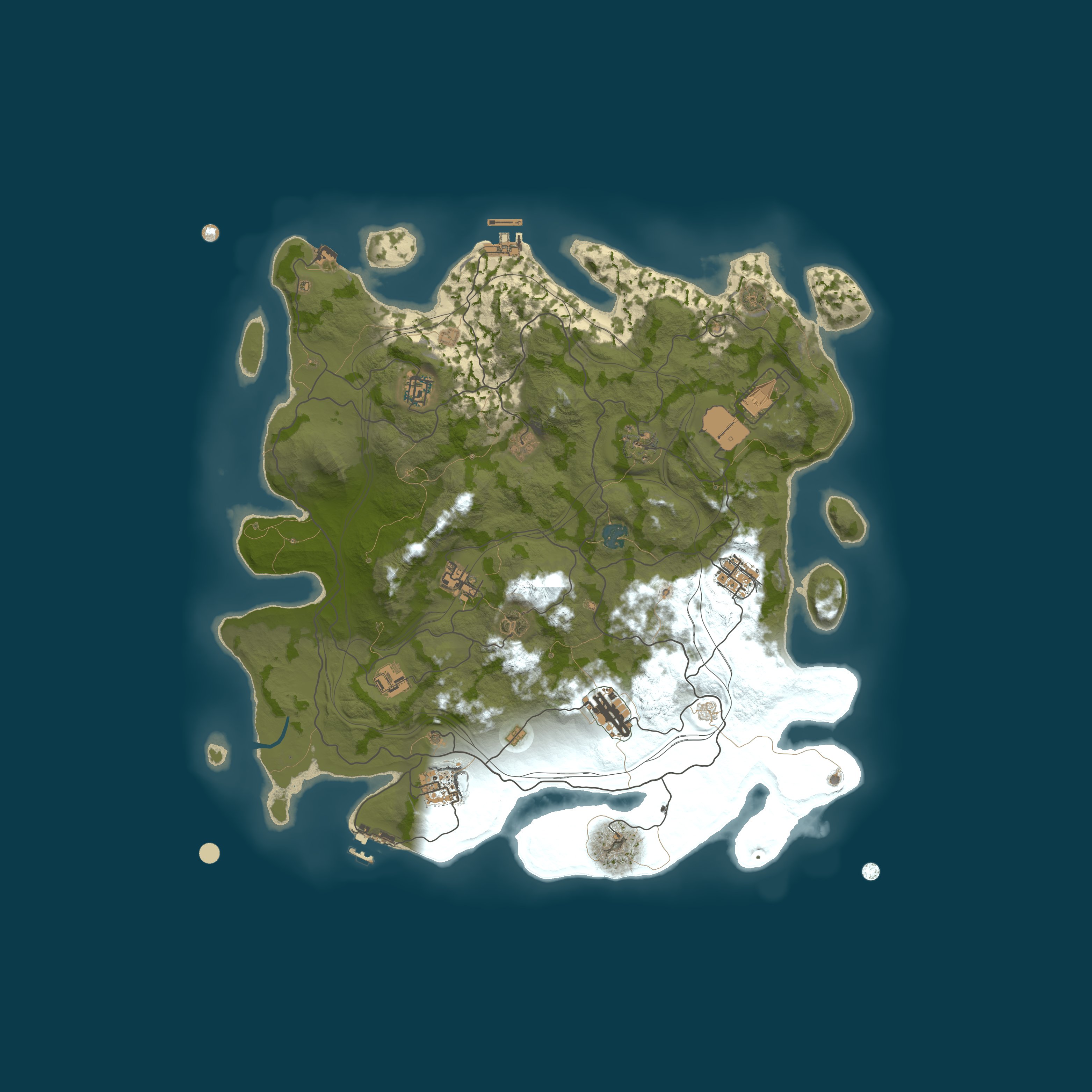 Map for PVE/P Tacs 10x Modded Rust Custom Stacks SkillTree RaidBases