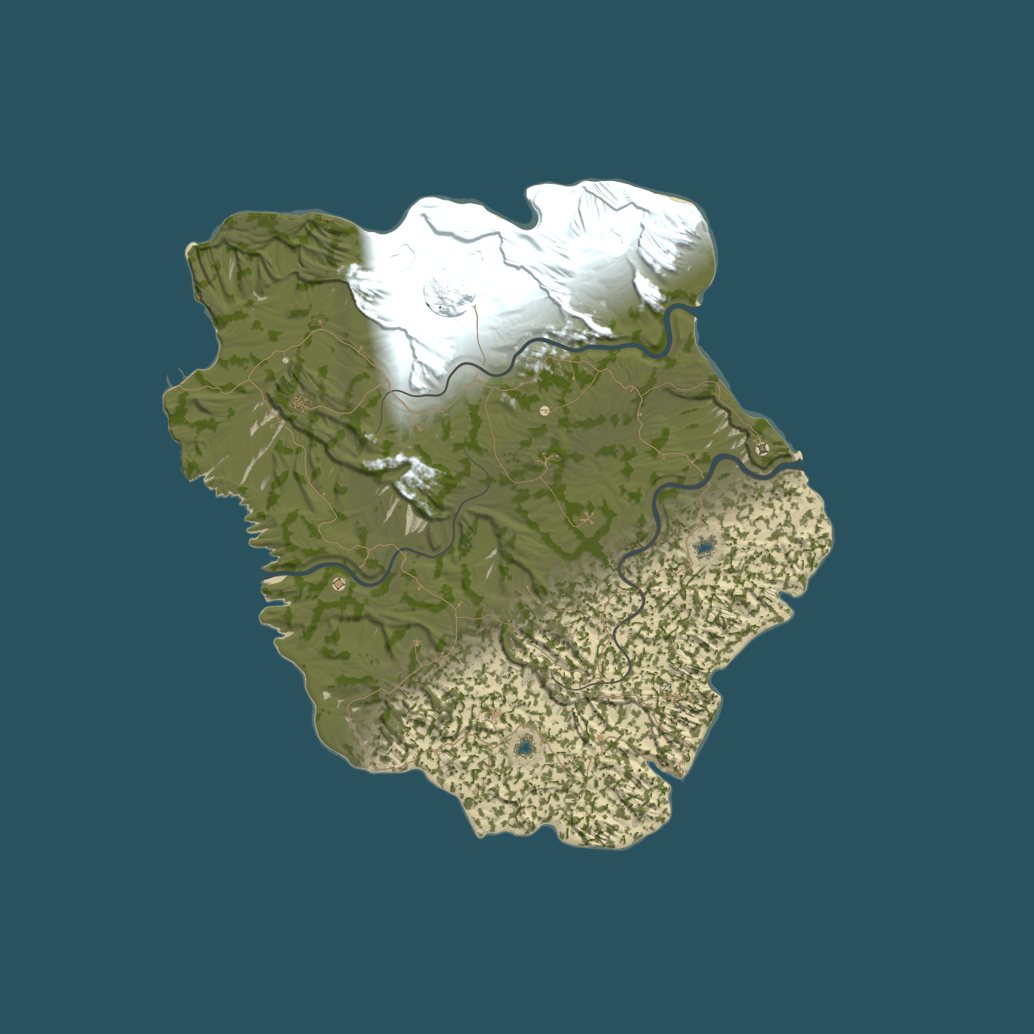 Карта сервера