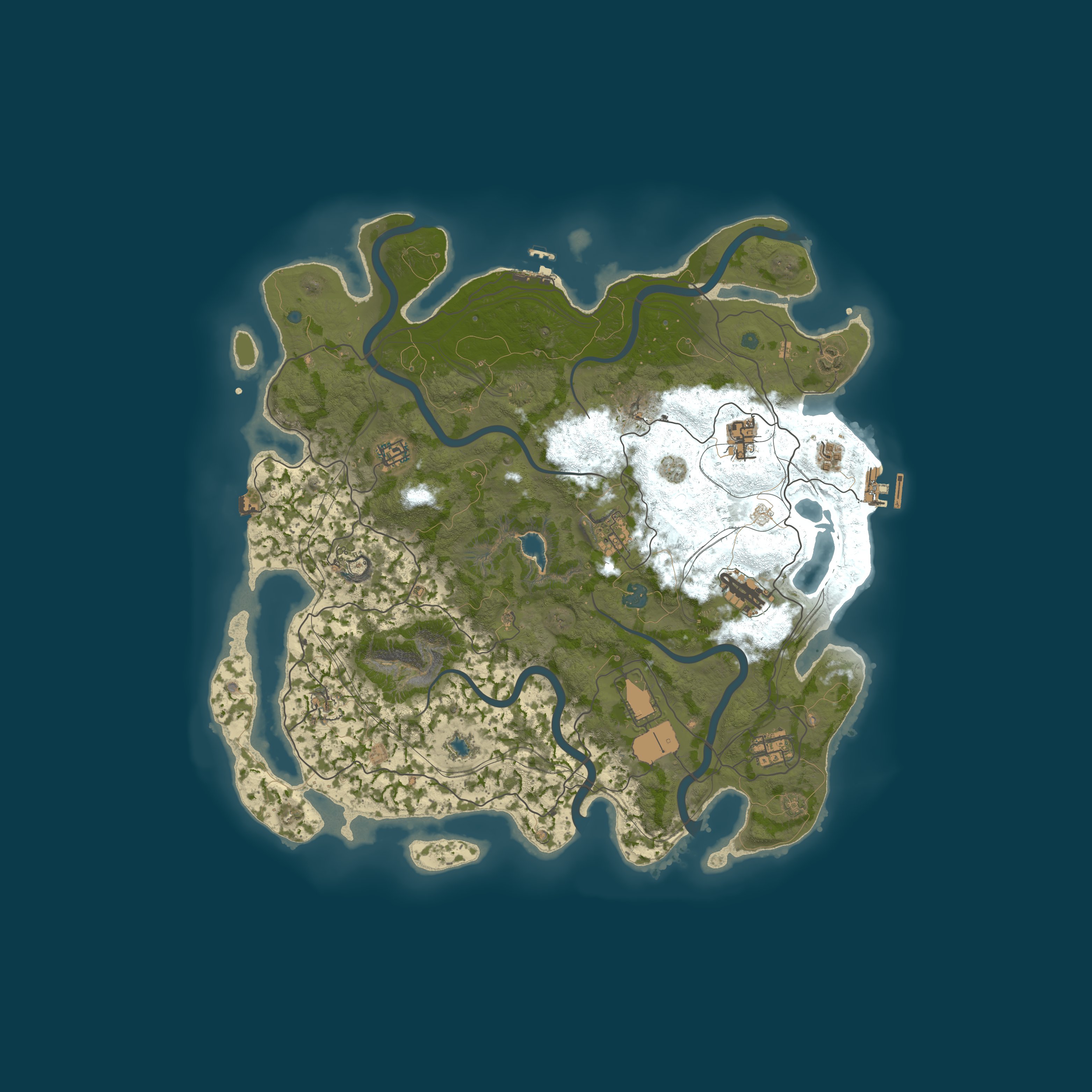 Map for [EU] Better PVE | Pure Vanilla | PvP Arena| Active Admins