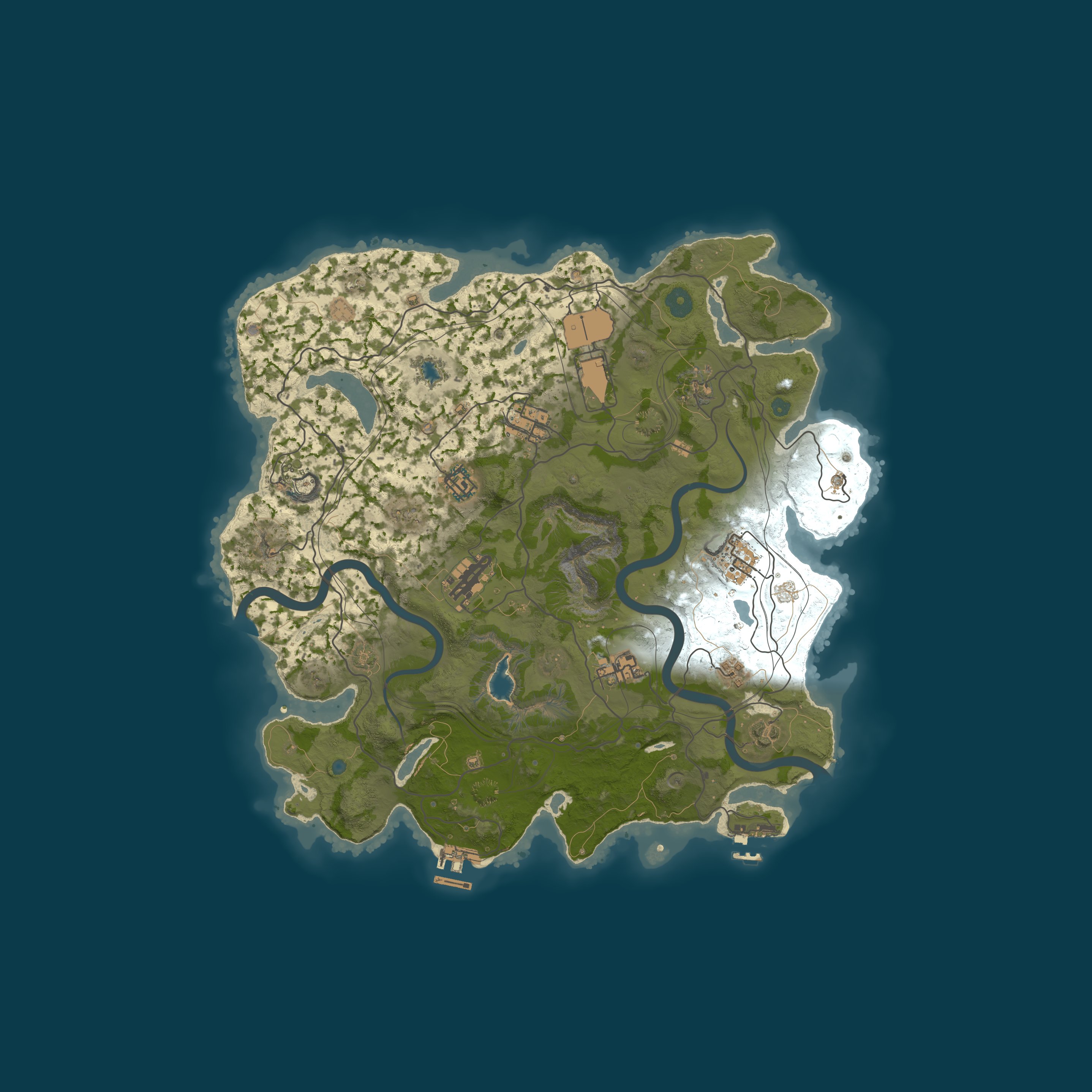 Map for Rustafied.com - EU Solo