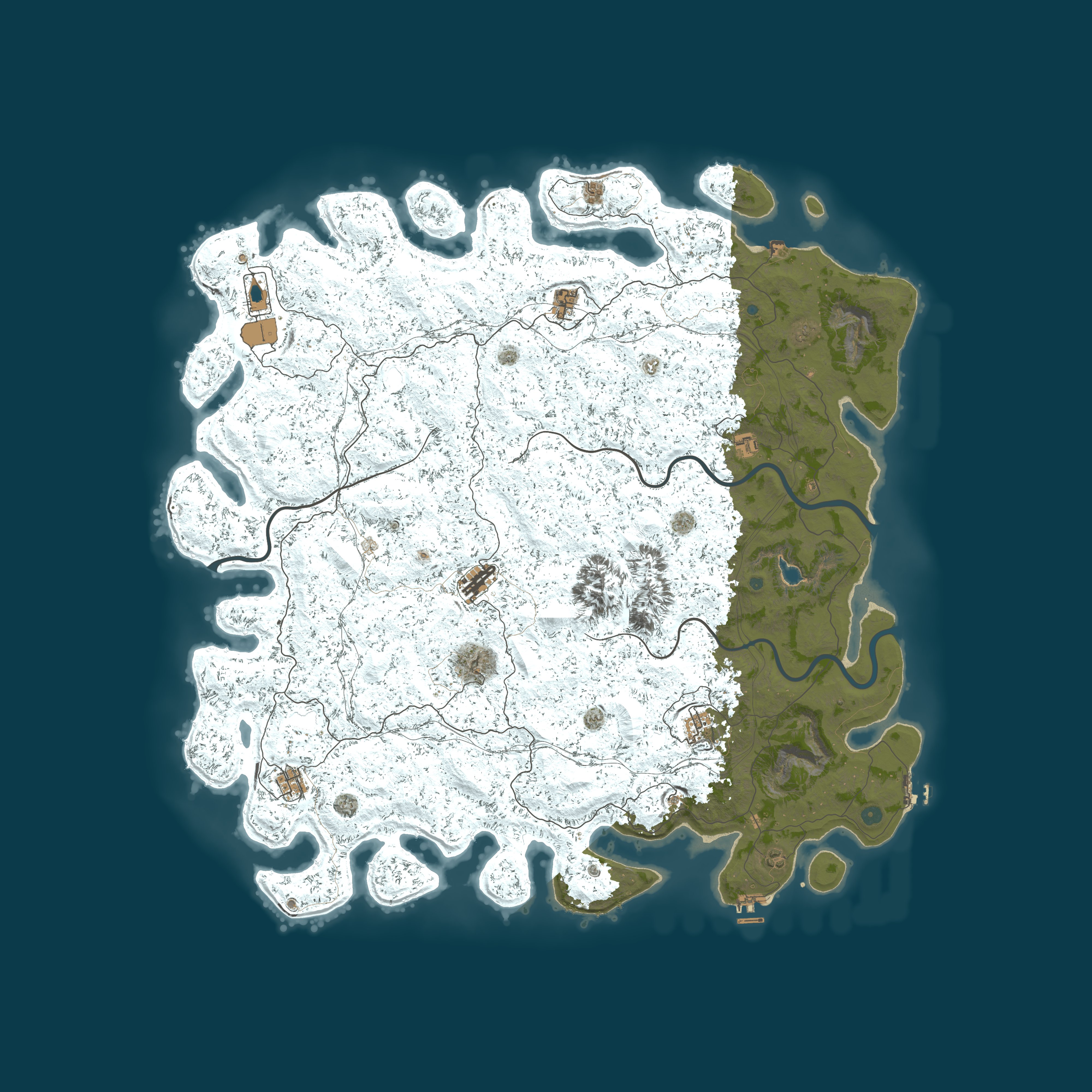 Rust map 6000/1337