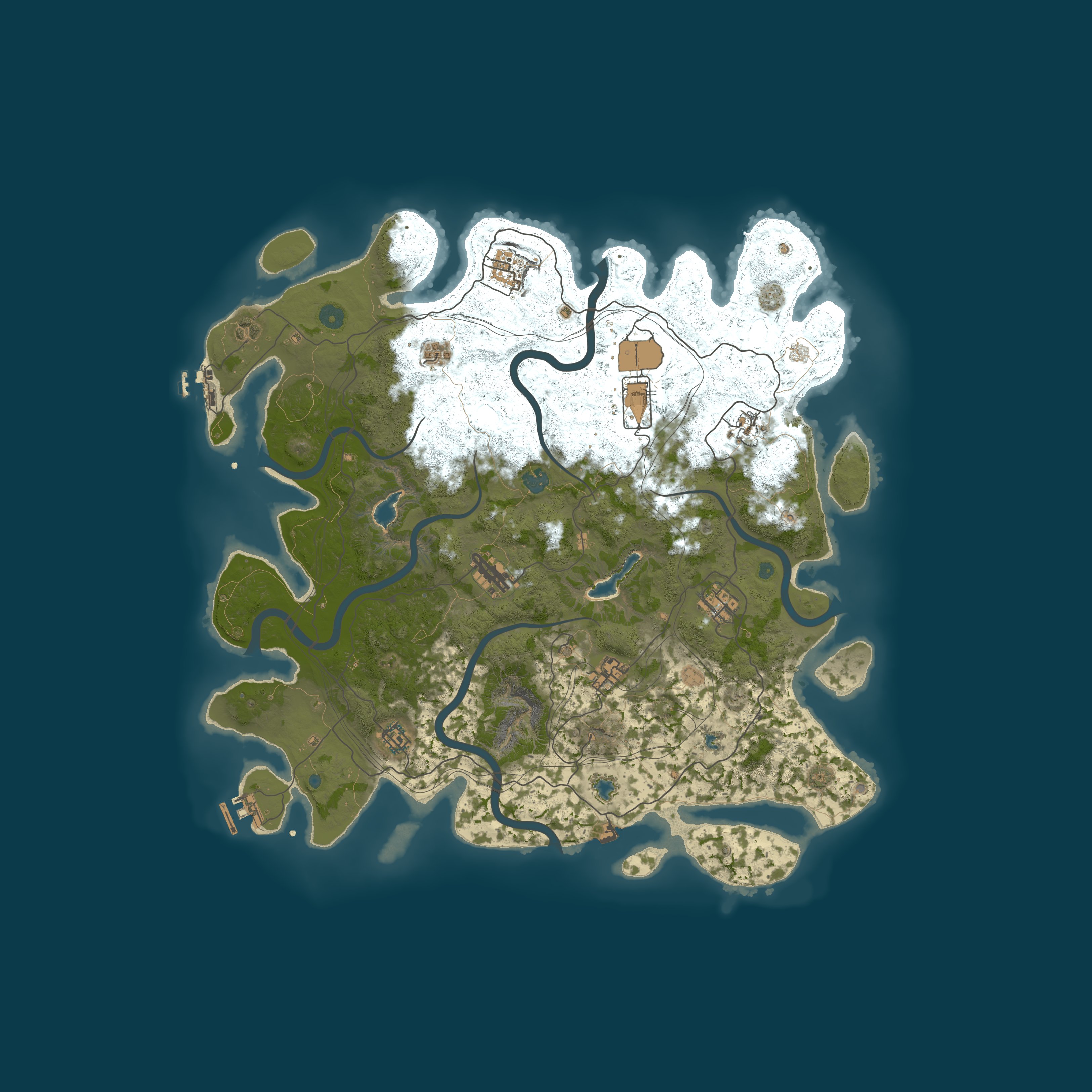 Map for О С Т Р О В  /  Vanilla