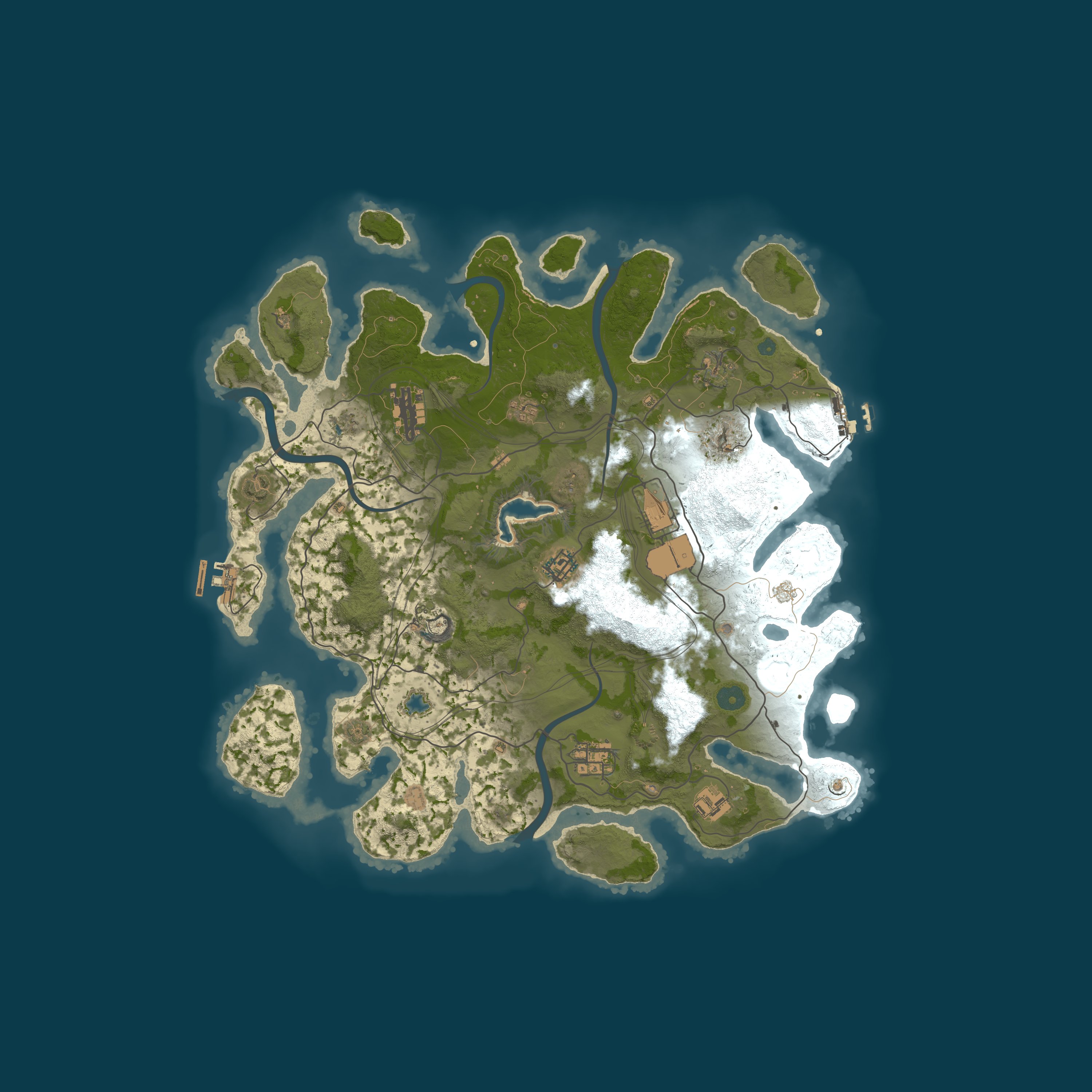 Procedural map