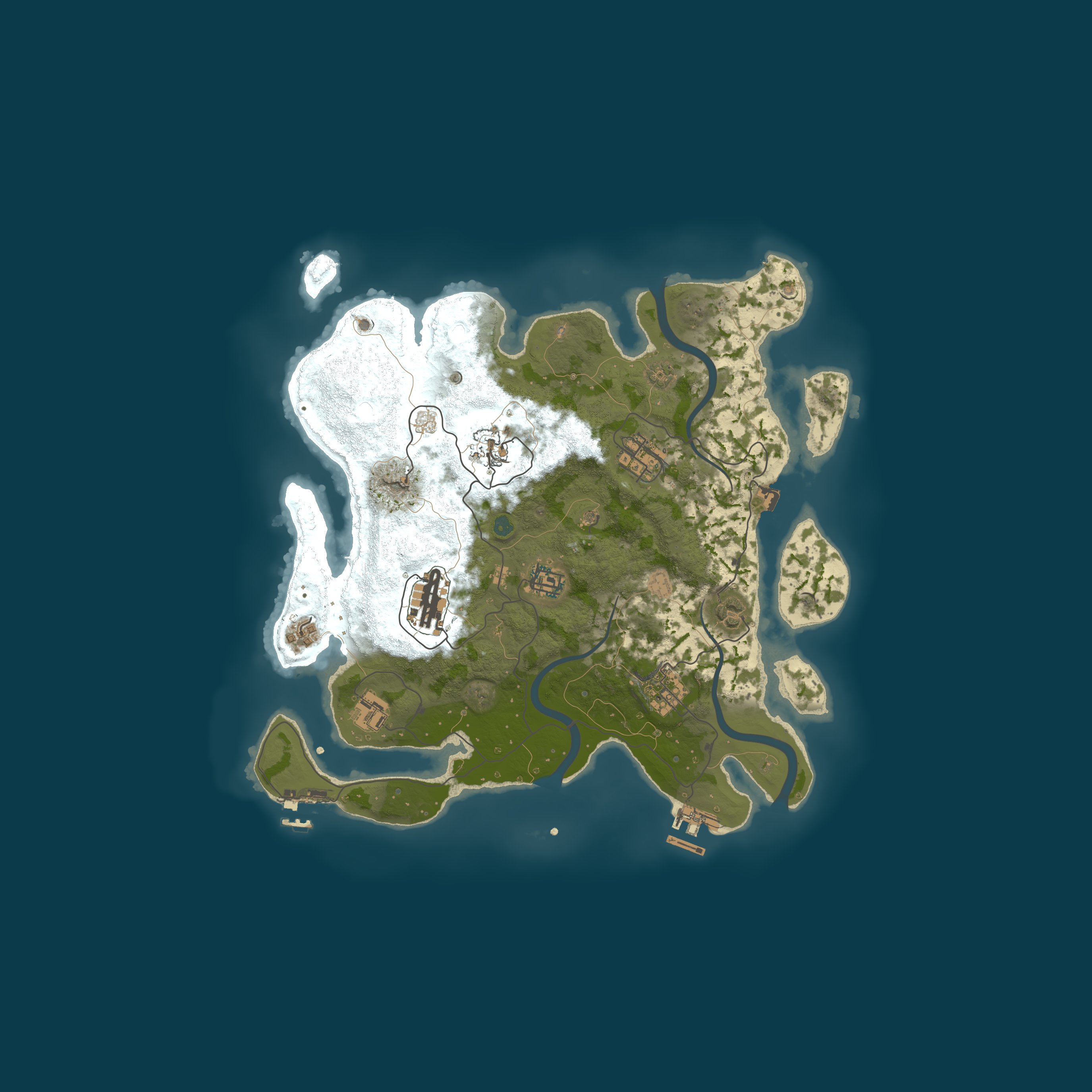 Map for Rustonia.gg | SEA Core | 3x | Weekly | No BP Wipe | JUST WIPED