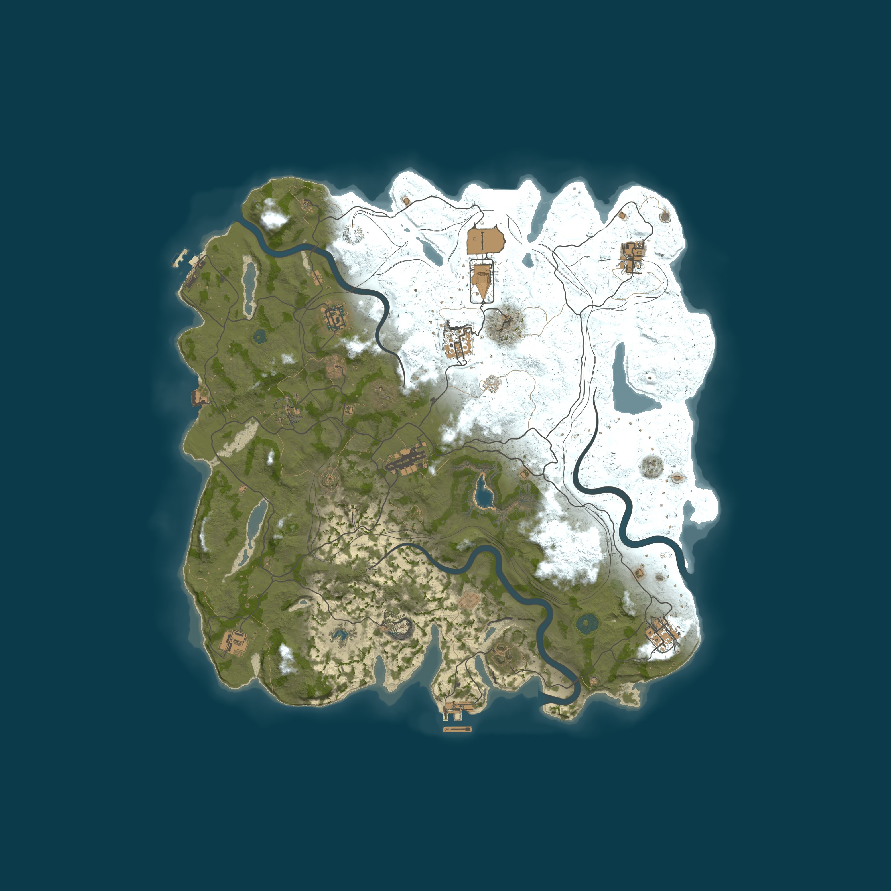 Map for MIRAGE RUST | MIDDLE 2x | Wipe 06.08