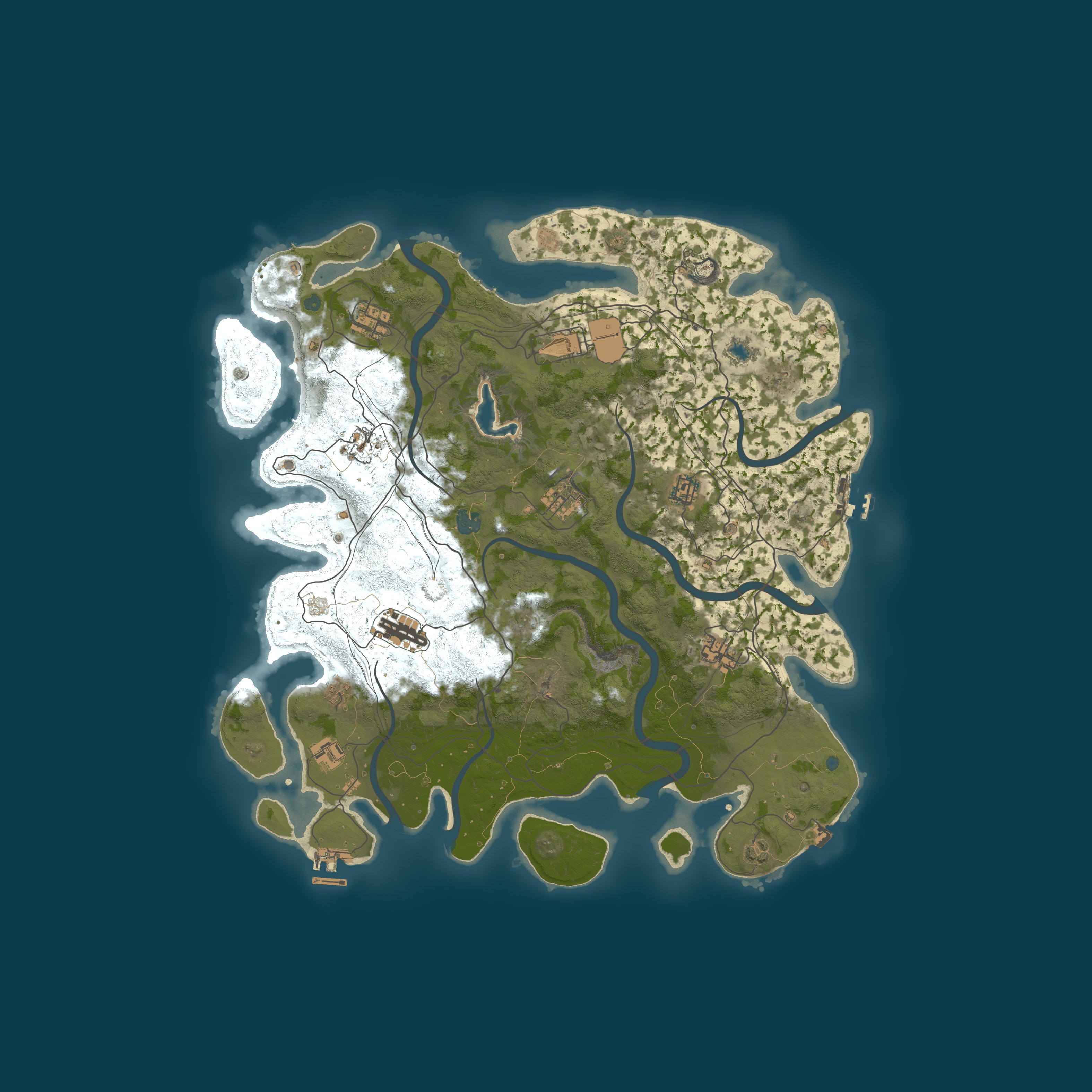 Map for Rust and Chill | Test Server