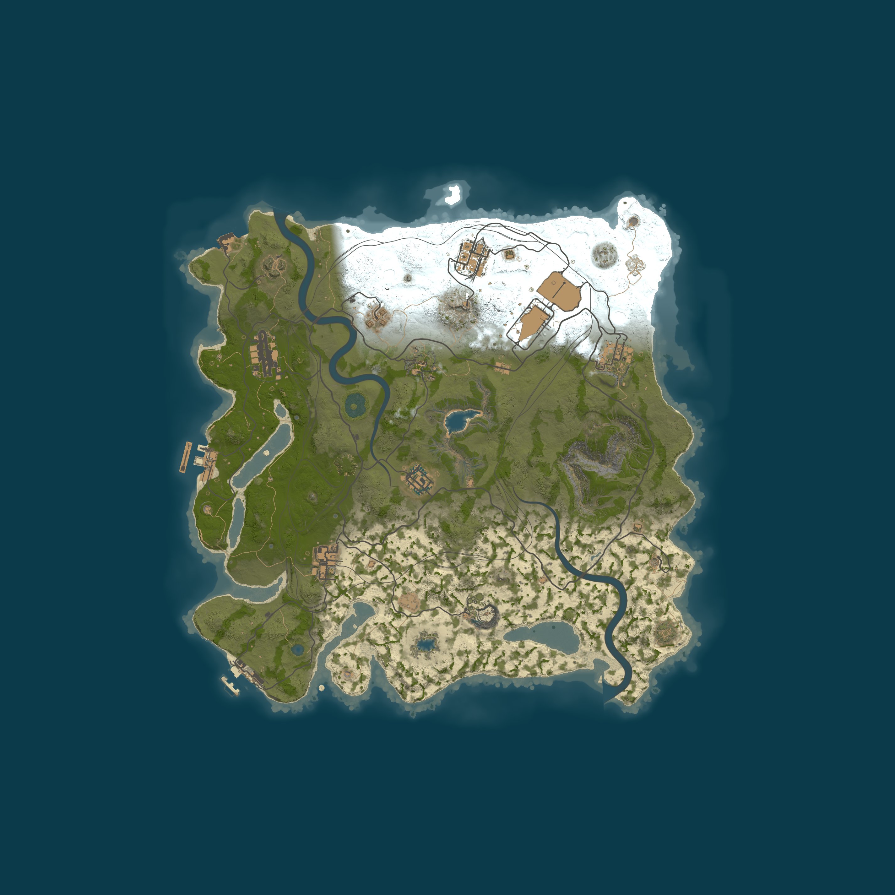 Карта сервера