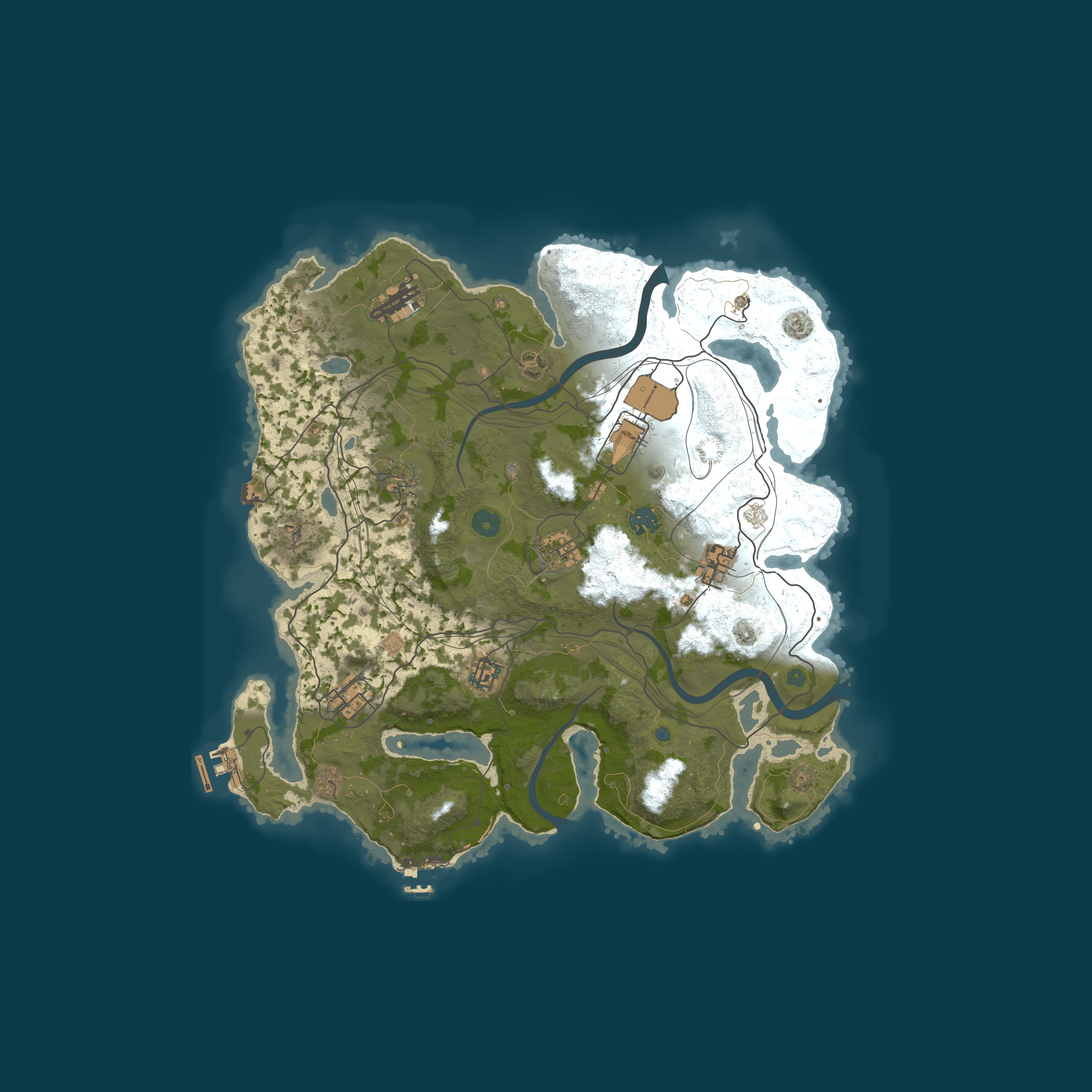Map for Rust4Noobs | Solo only | Softcore 50% Monthly | No BP Wipe