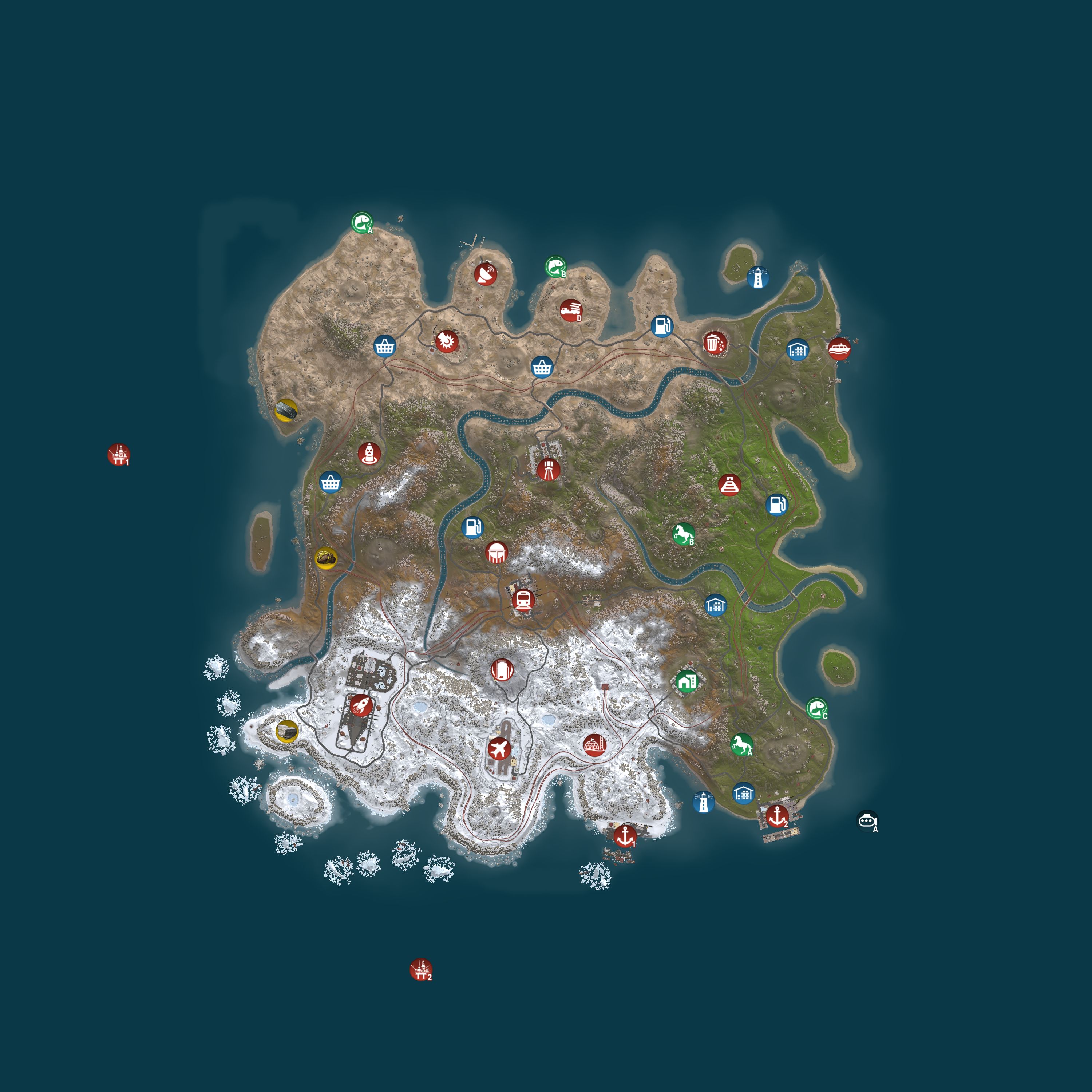 Map for Magic Rust #12 — Modded 2x (Solo/Duo) | Pyccкий