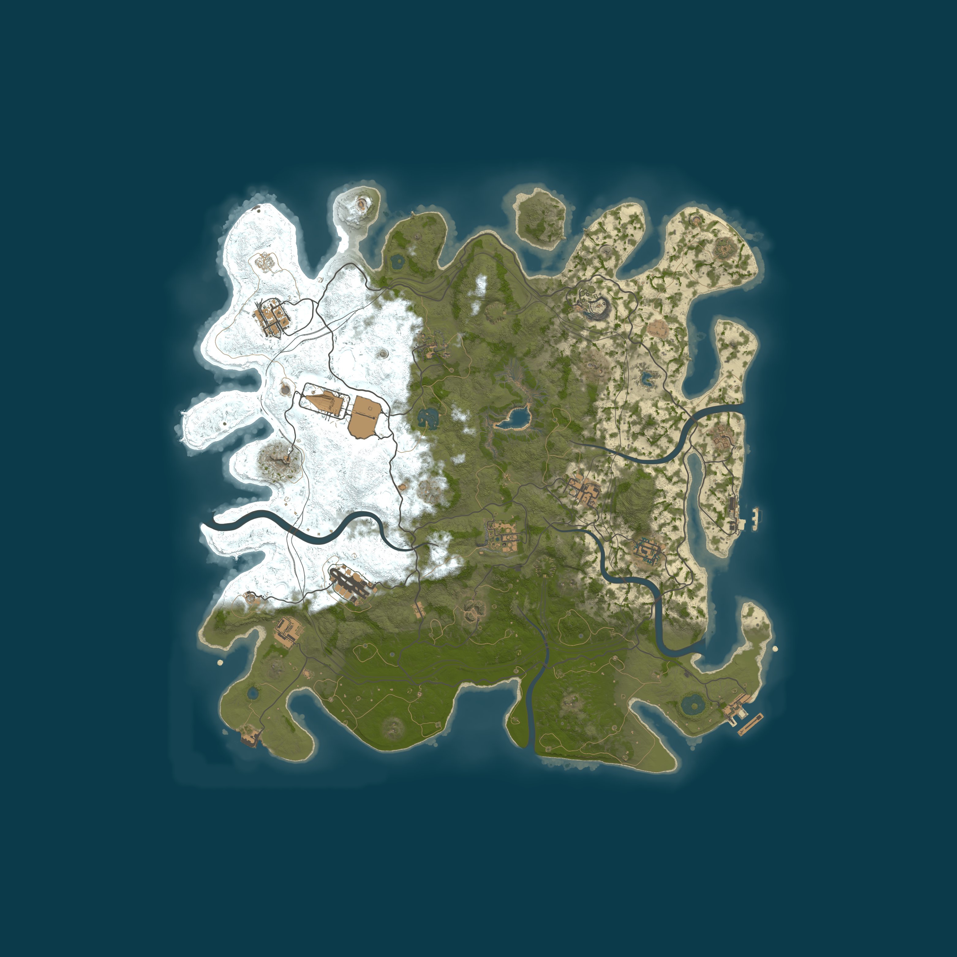 Procedural Map, size 4250, seed 1575521672