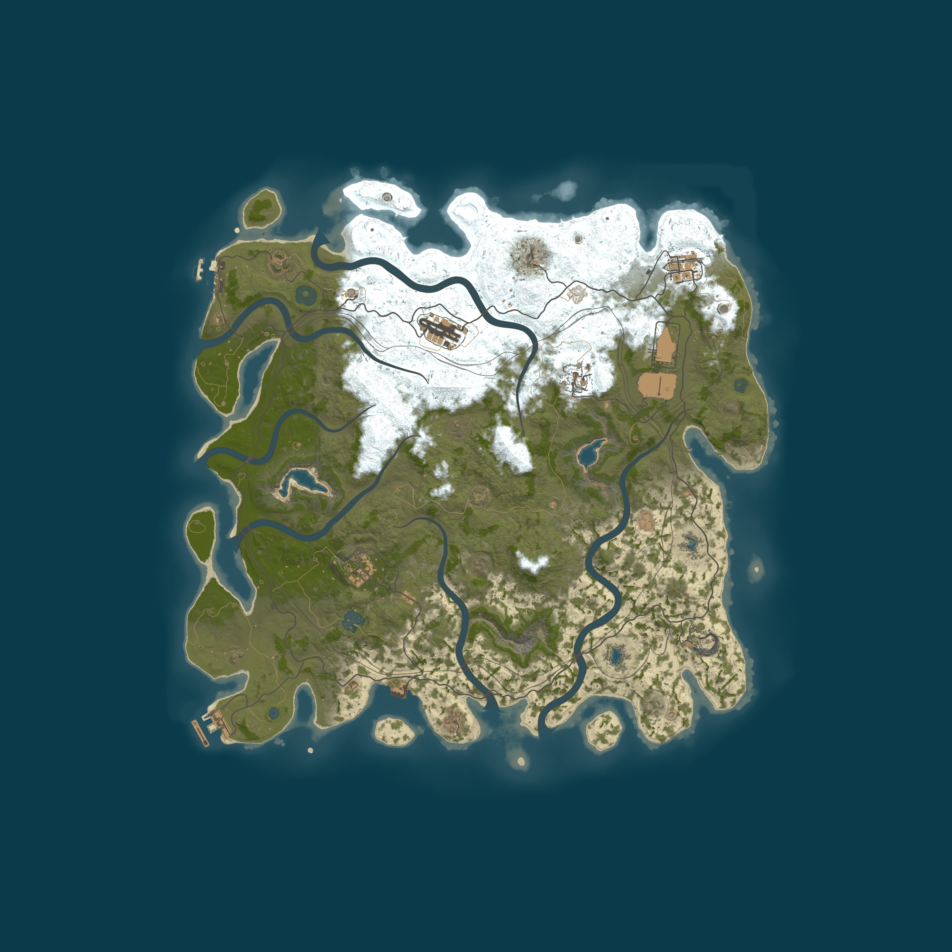 Map for ! The Alamo Texas Noobs Welcome