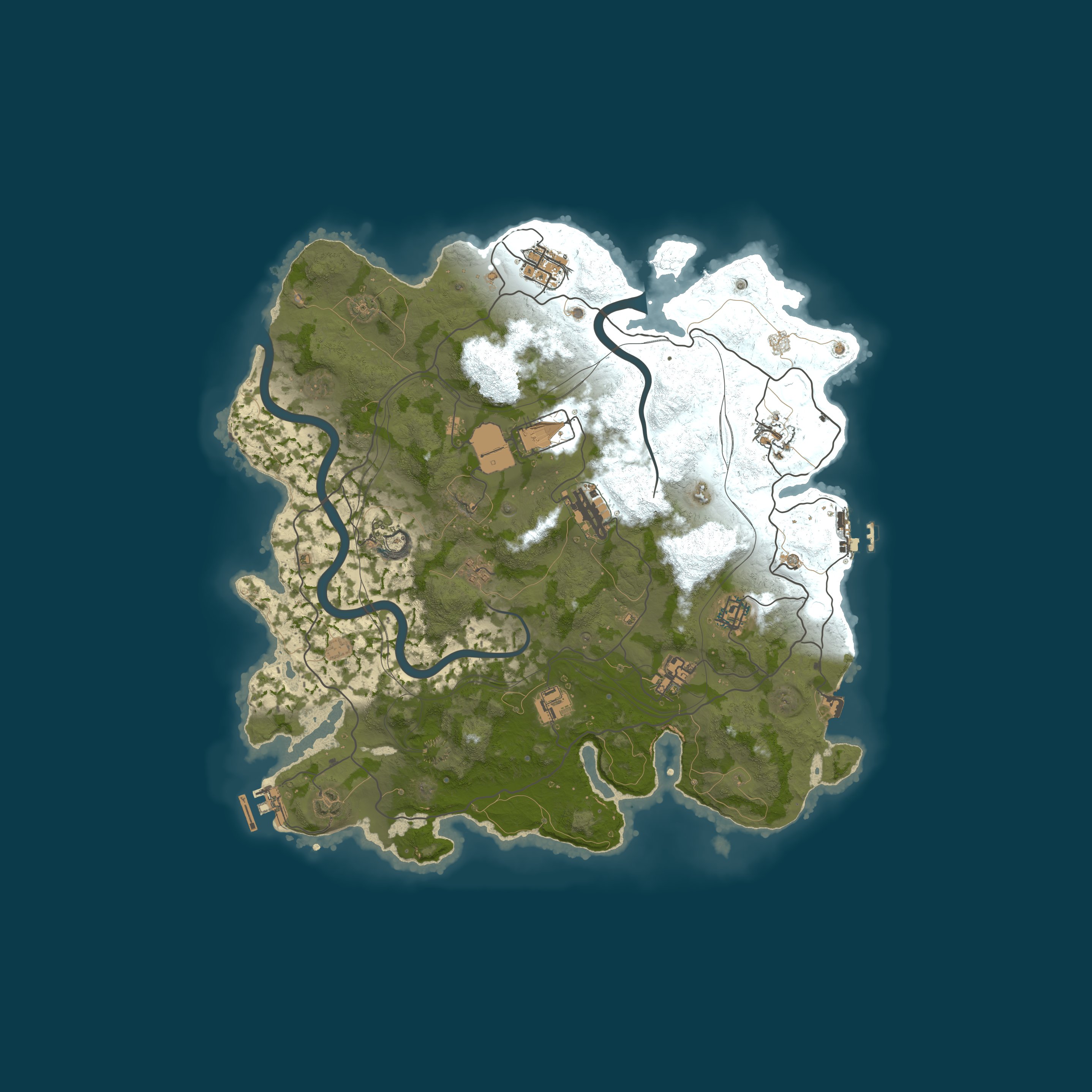 Map for Rustoria.co - EU Low Pop
