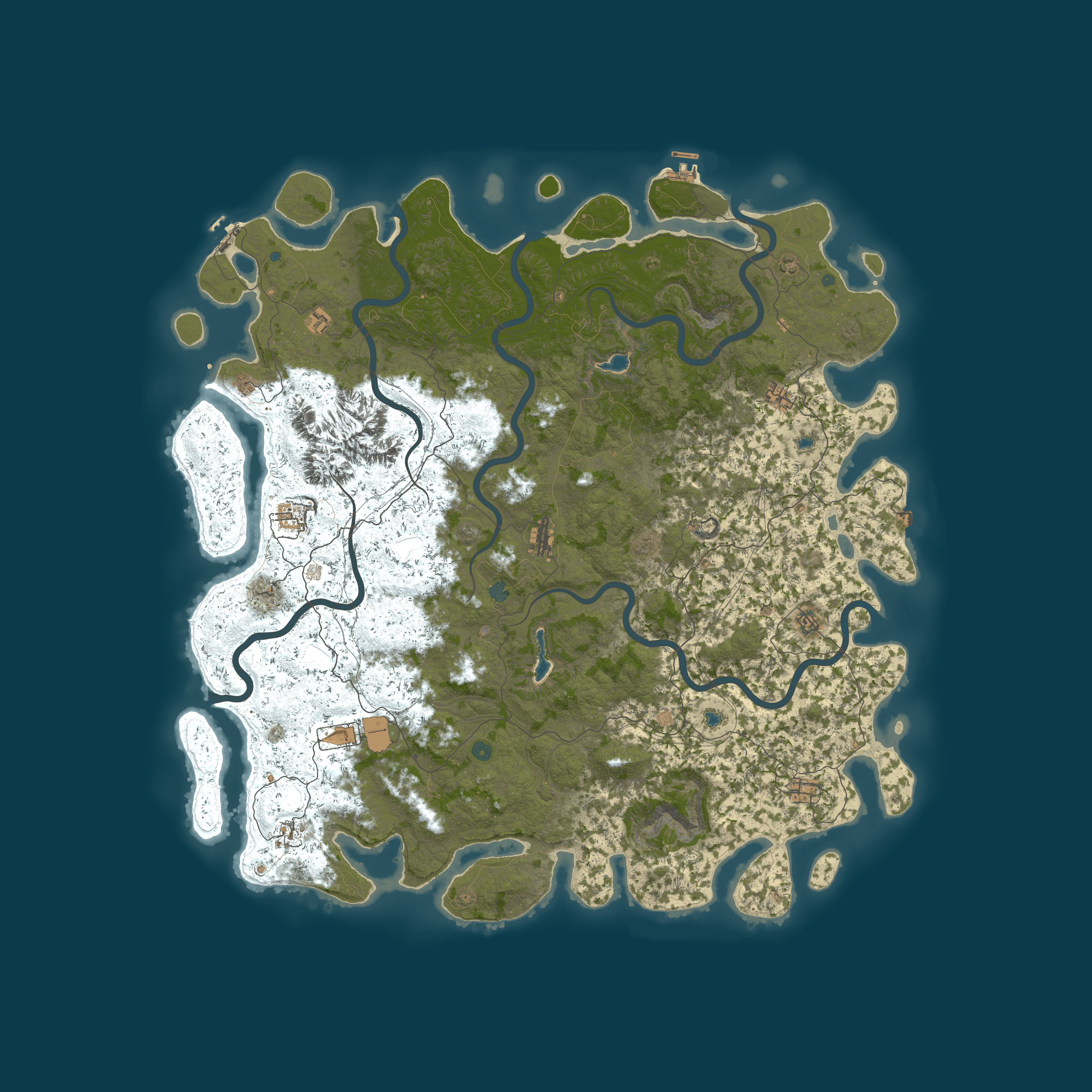 Map for Misfit Island