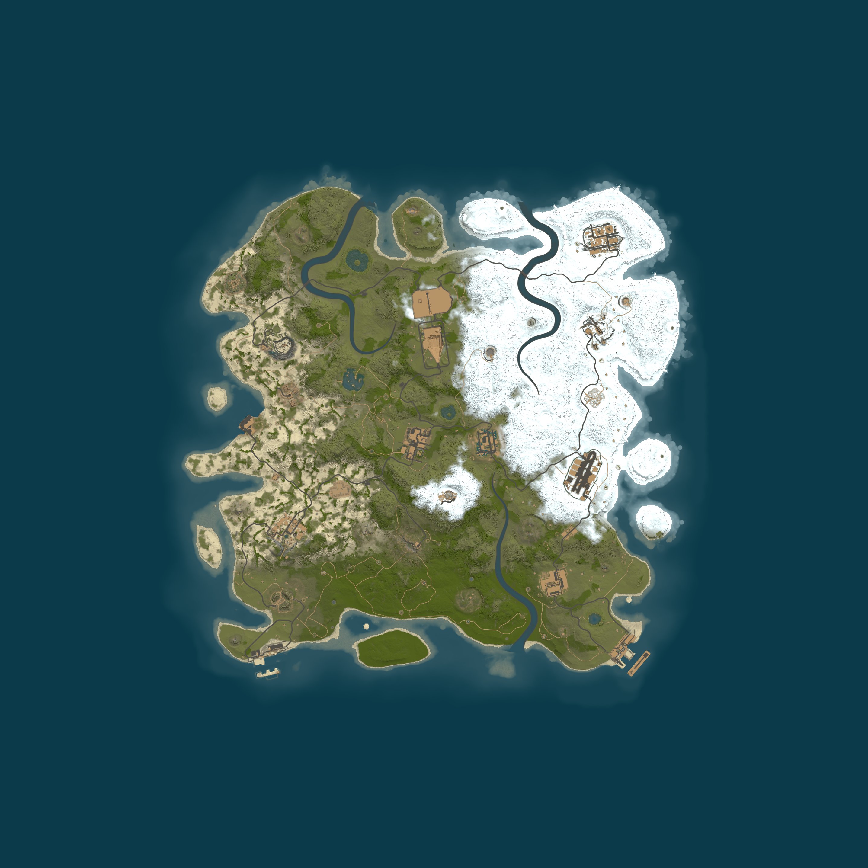 Map for RUST FUNs x50-x100 LOOT+ ДЛЯ НОВИЧКОВ
