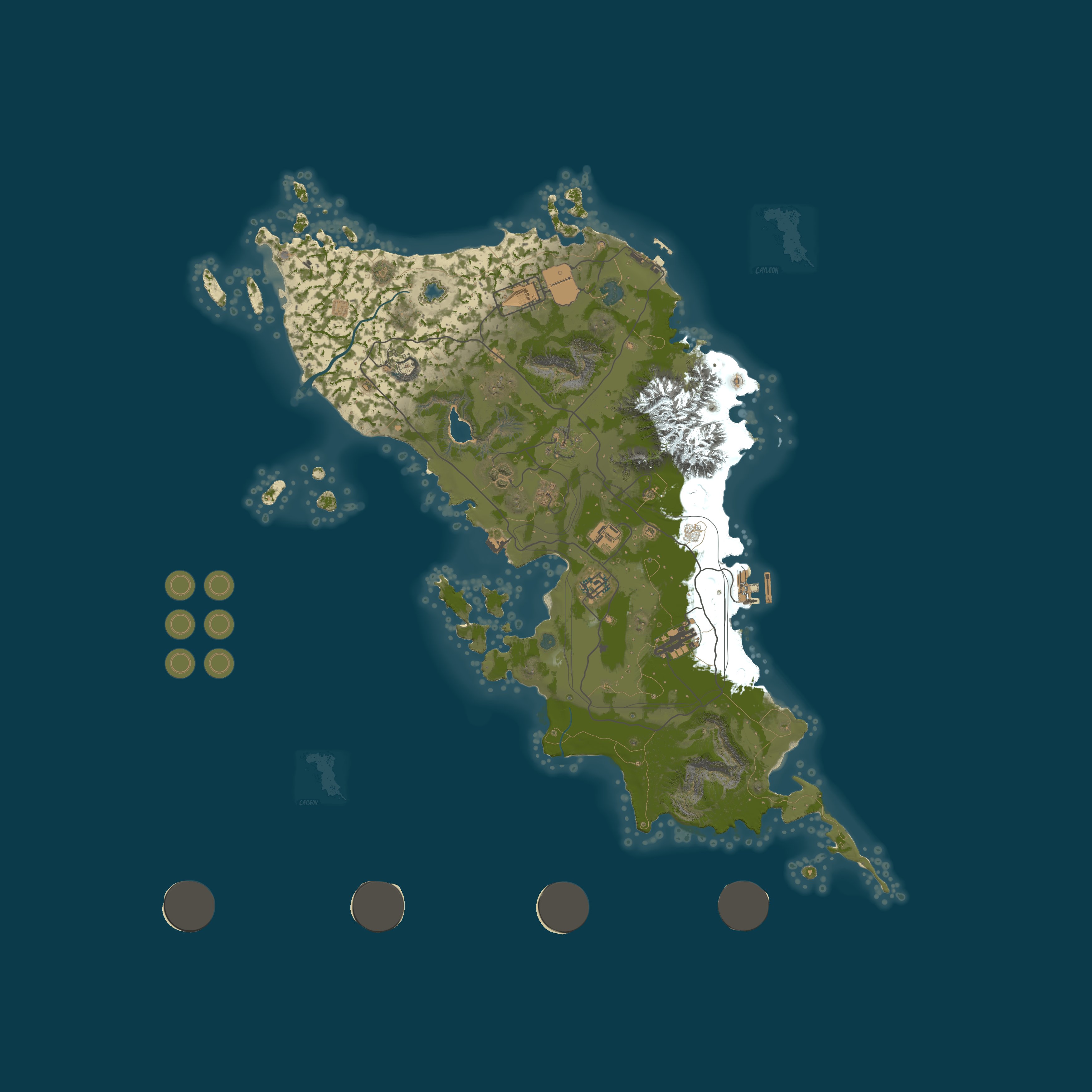 Exile Land Of Lost Souls, size 5000, seed 1337