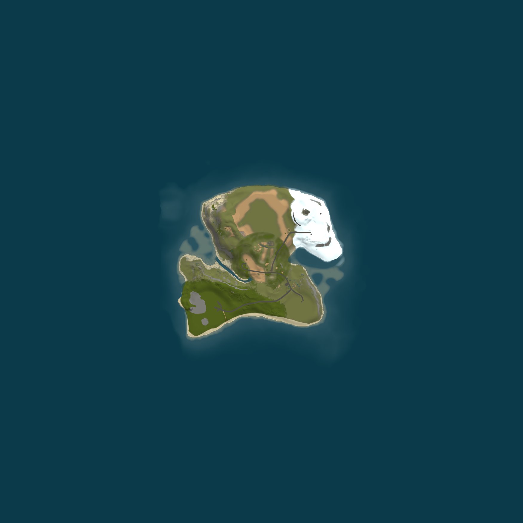 Map for A Shockbyte x Discord Production Rust Server