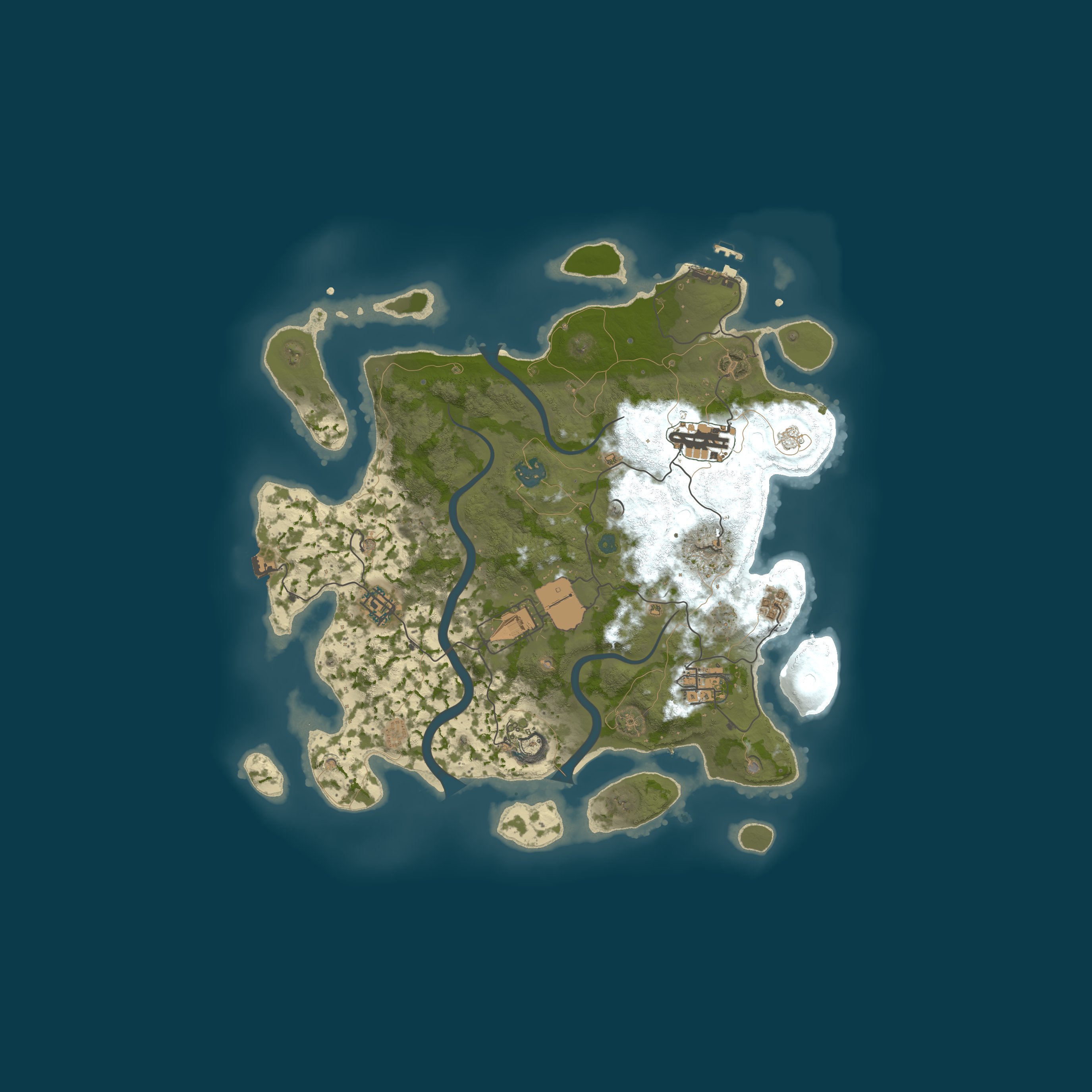 Map for Brianwryms Small Maps PvE Noob Friendly Low Decay/Upkeep