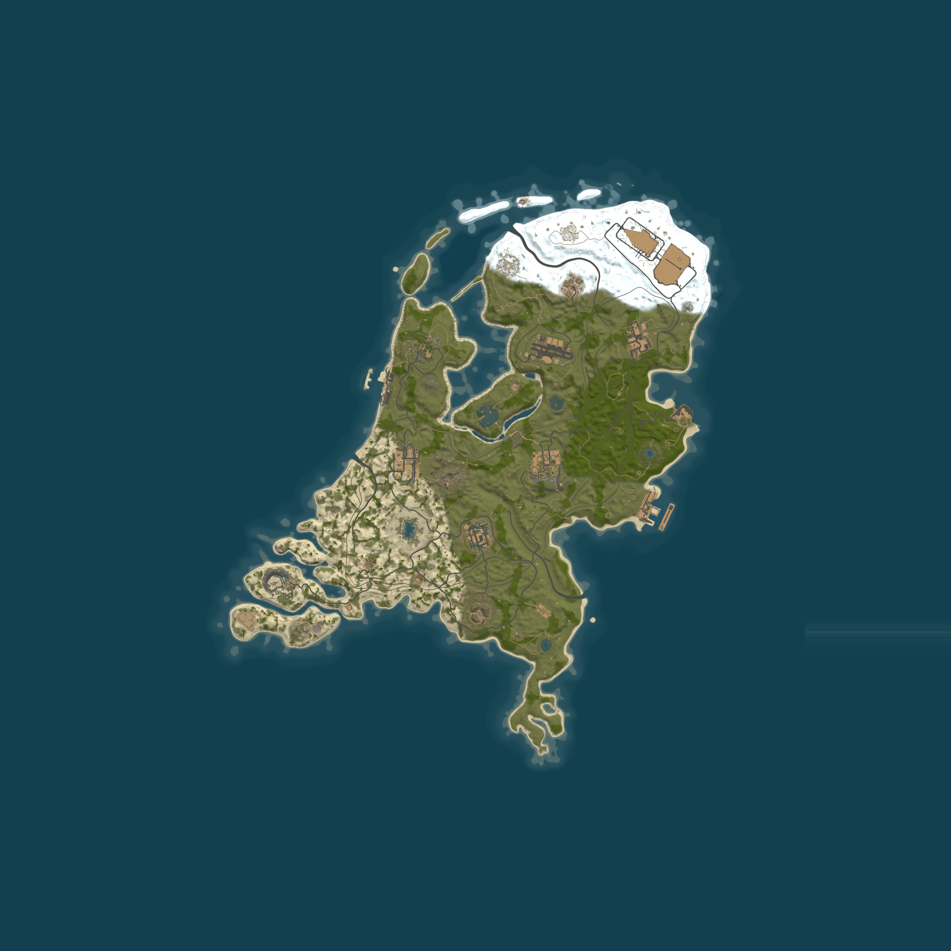 Карта сервера