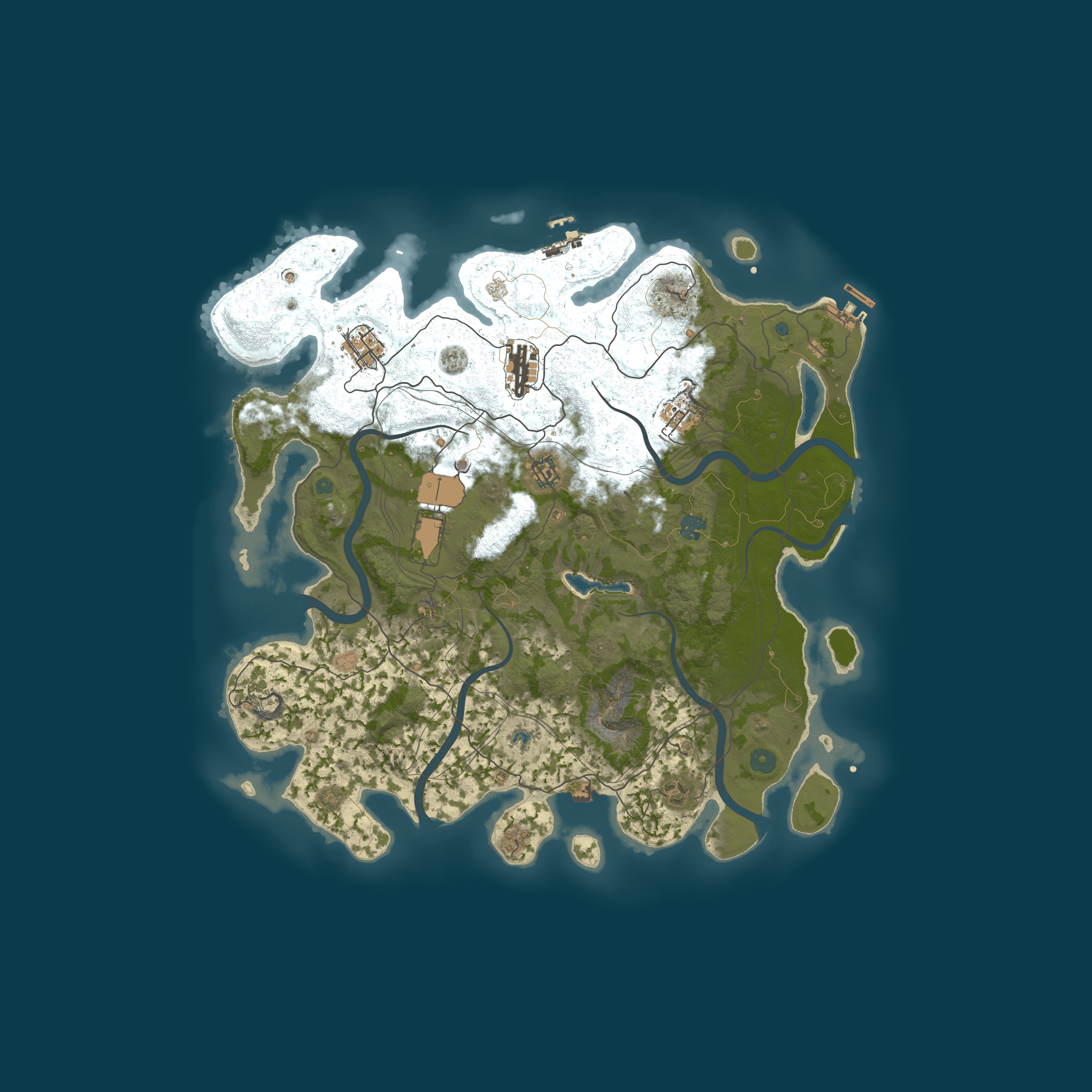 Map for MAD Island~[1/4 Upkeep|Raidable Bases|Heli doesn't Flee]