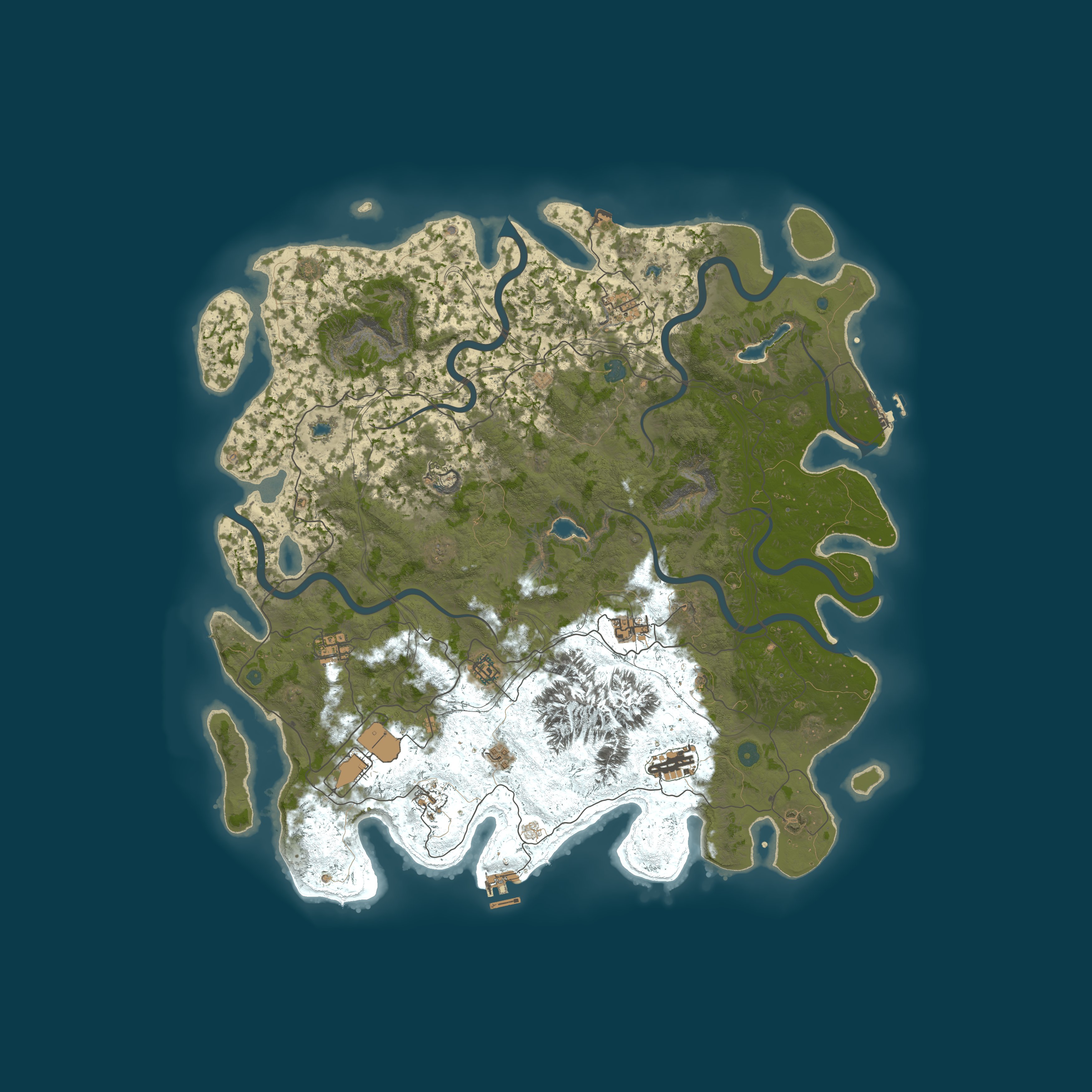 Map for TheHuntingLodge 1000x PvE