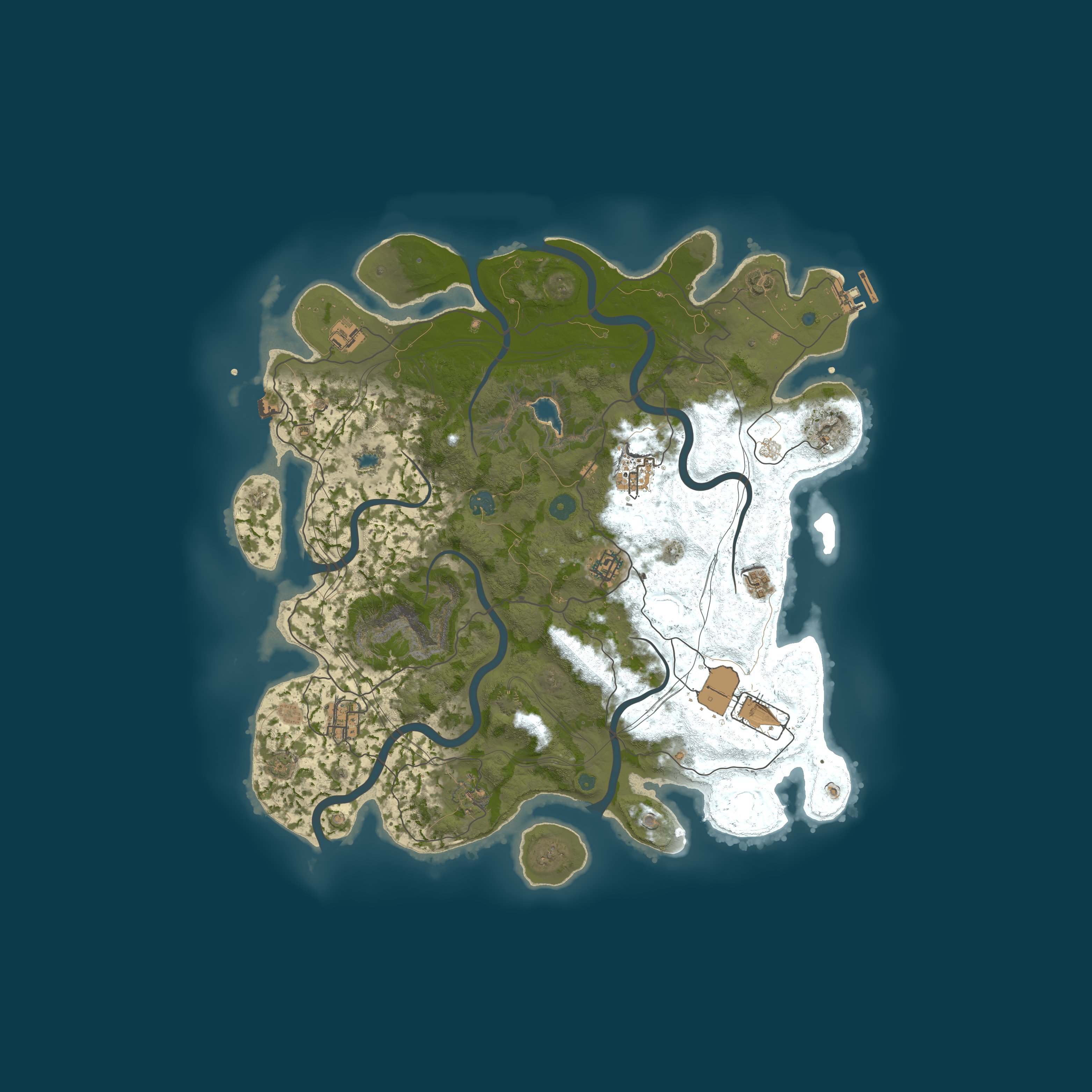 Map for Rust On Top | Devs Only
