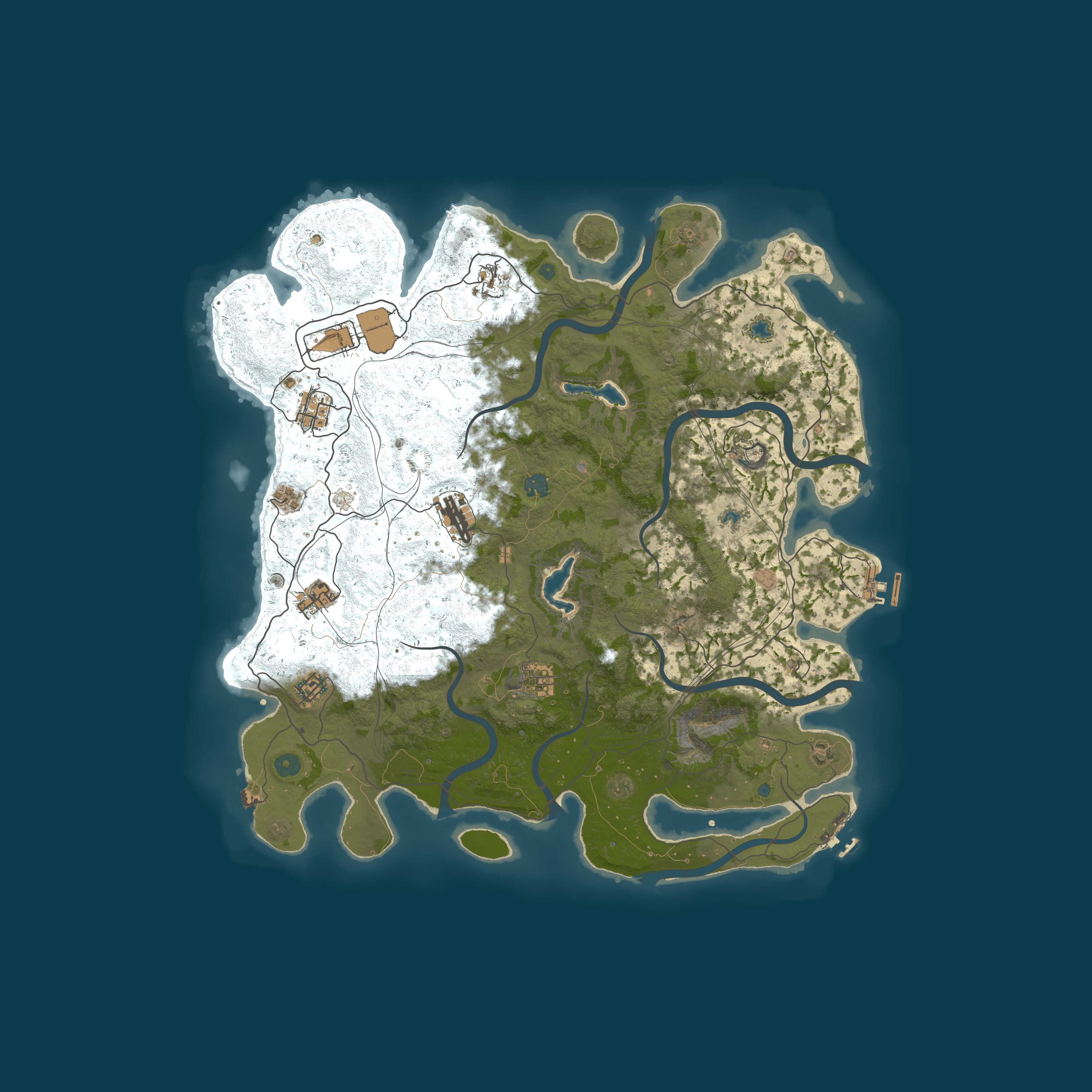Map for We Do Not Eat Our Allies