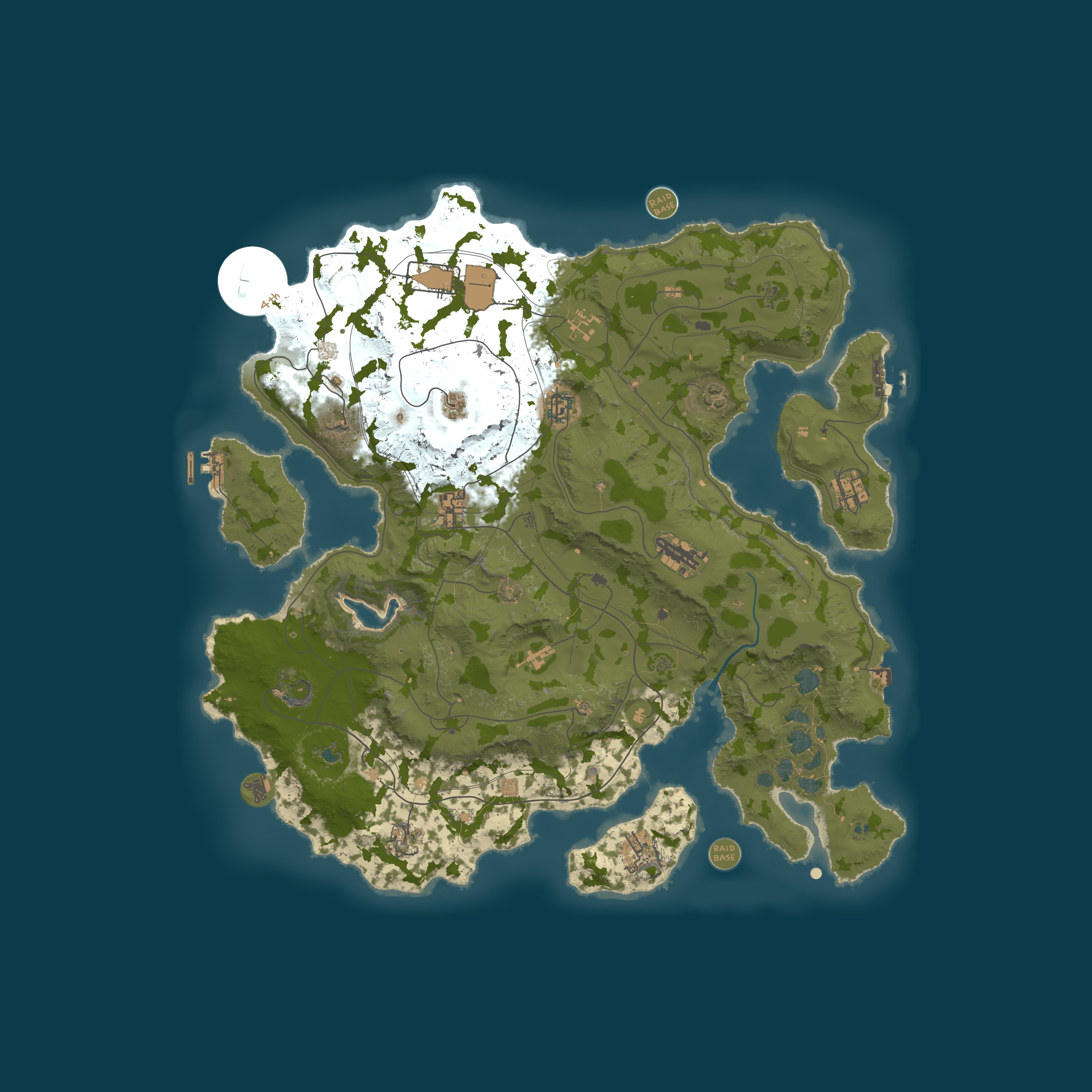 Map for [JP][PvE]またーりRUST[BP]