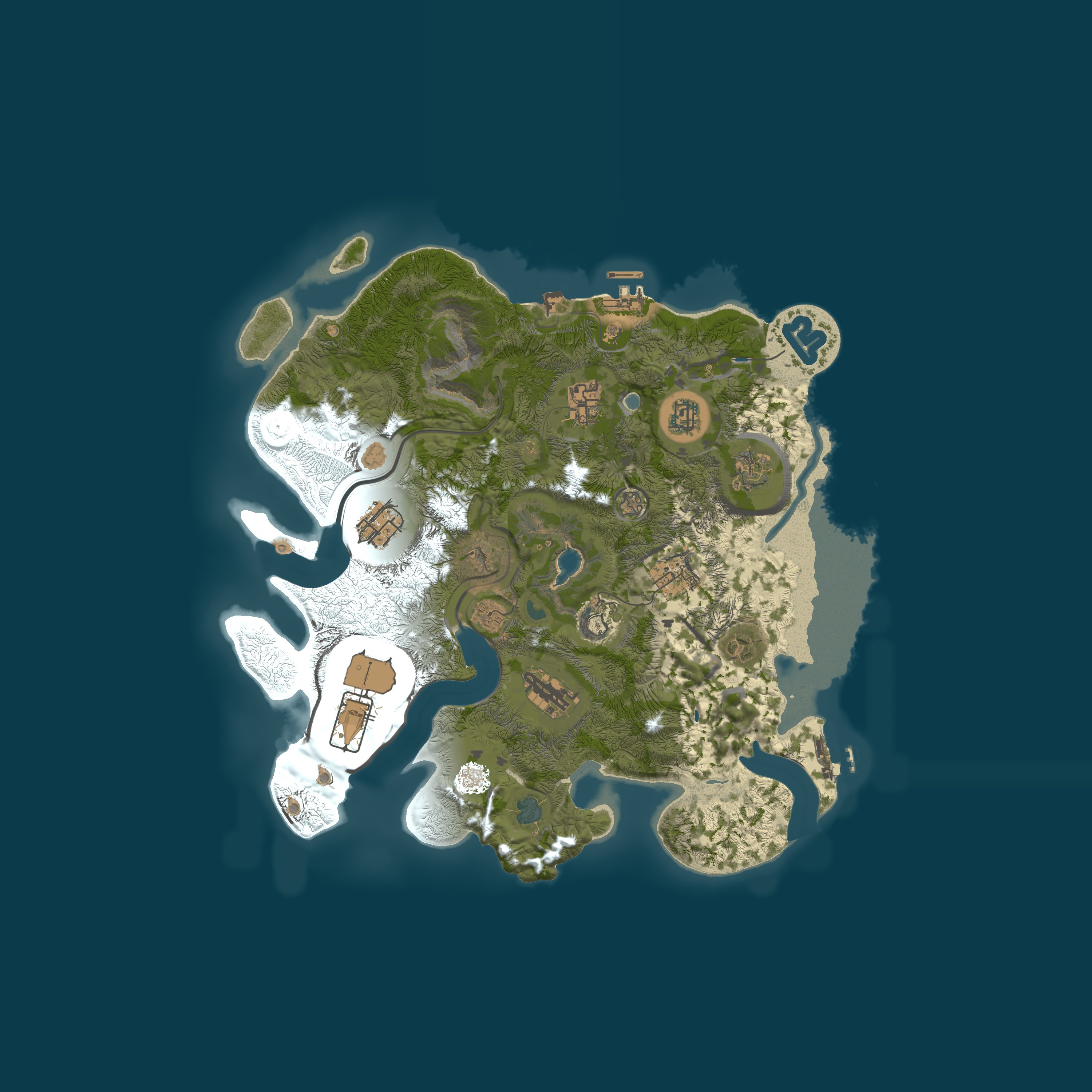 Map for MyMini - Minicopter Training + Racing + 1v1 Heli Duel Arena