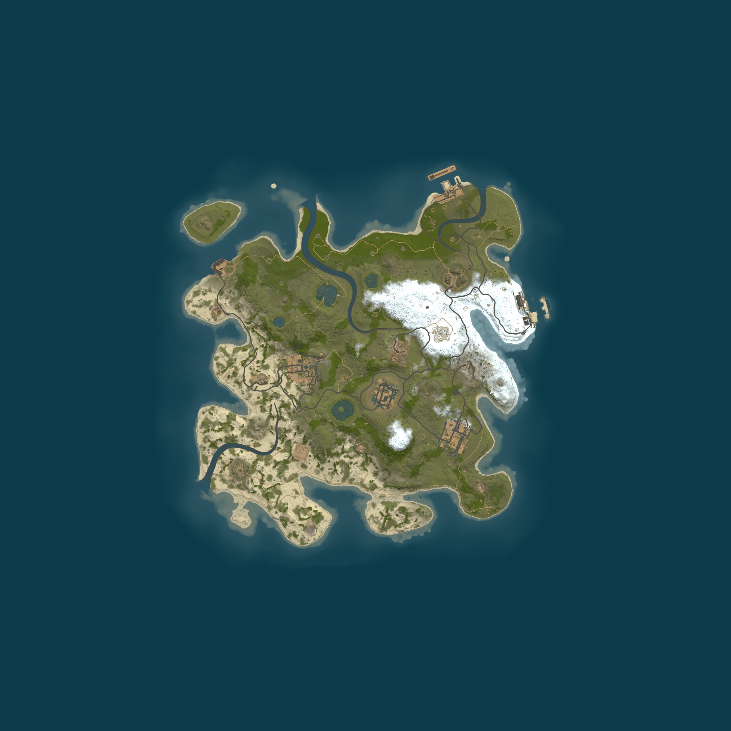 Procedural Map, size 3000, seed 754316535